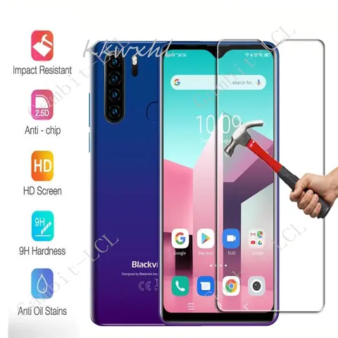 For Blackview BV5200 Pro BV7100 BV9200 A100 A55 A70 A80s A80 Plus A90 BL5000 5G BV8800 A60 Screen Protective Tempered Glass Film