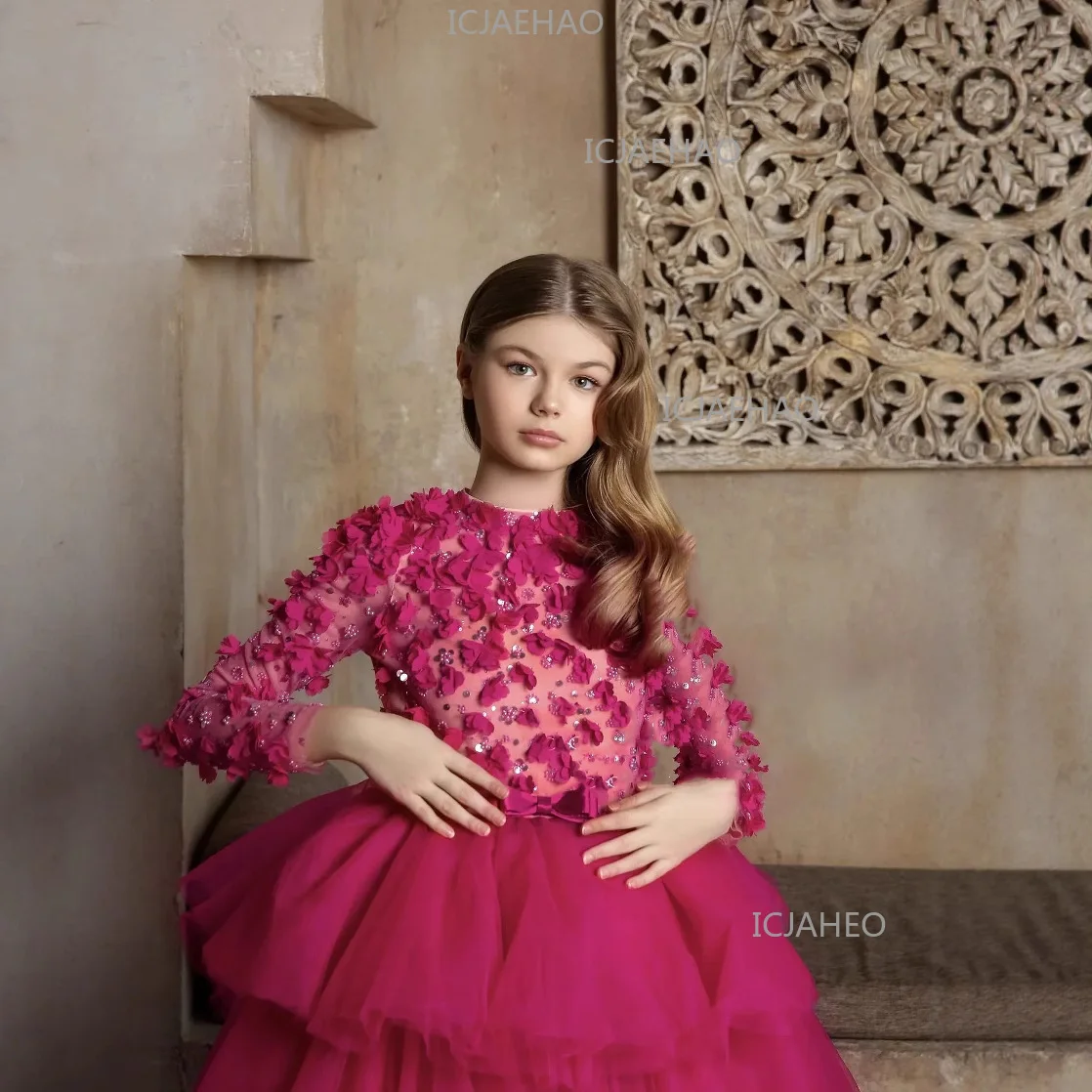 Flower Girl Dress 2026 Dresses, Fashionable Long Sleeve, Performance & Host Kids' Gowns, Party for Kidsl Costumes Clothing
Flower Girl Dress 2026 Dresses, Fashionable Long Sleeve, Performance & Host Kids' Gowns, Party for Kidsl Costumes Clothing