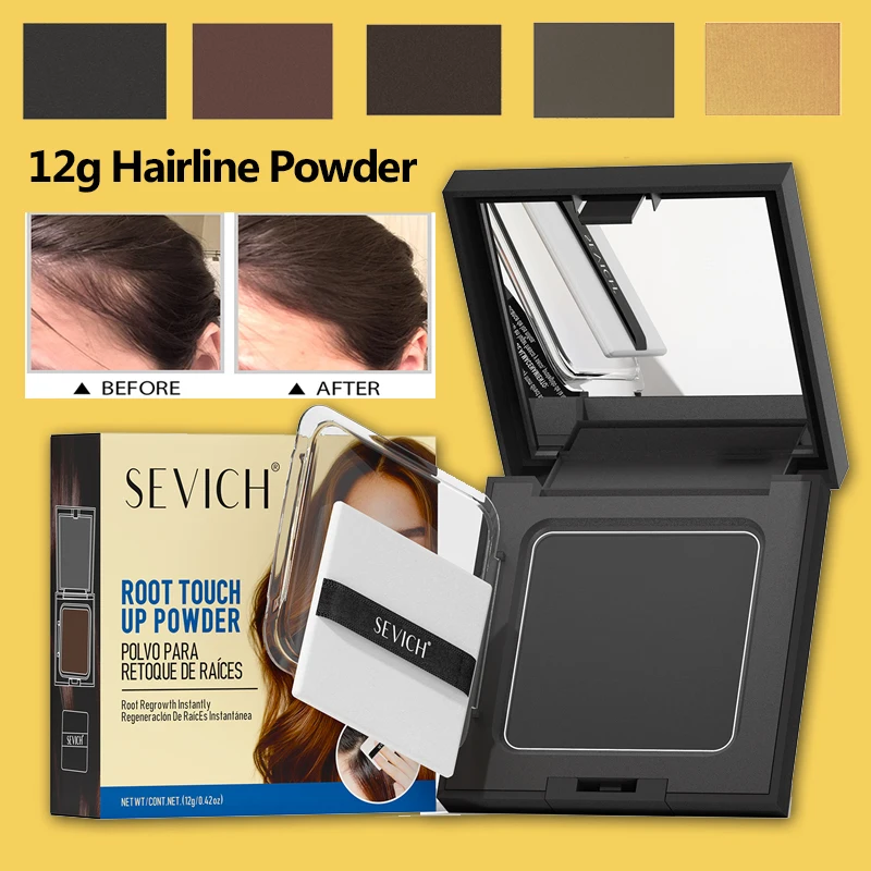 12g Hairline Shadow Powder Gray Hair Root Cover Up Hairline Refill Hair Powder Puff Waterproof Fluffy With Concealer Hair Powder
12g Hairline Shadow Powder Gray Hair Root Cover Up Hairline Refill Hair Powder Puff Waterproof Fluffy With Concealer Hair Powder