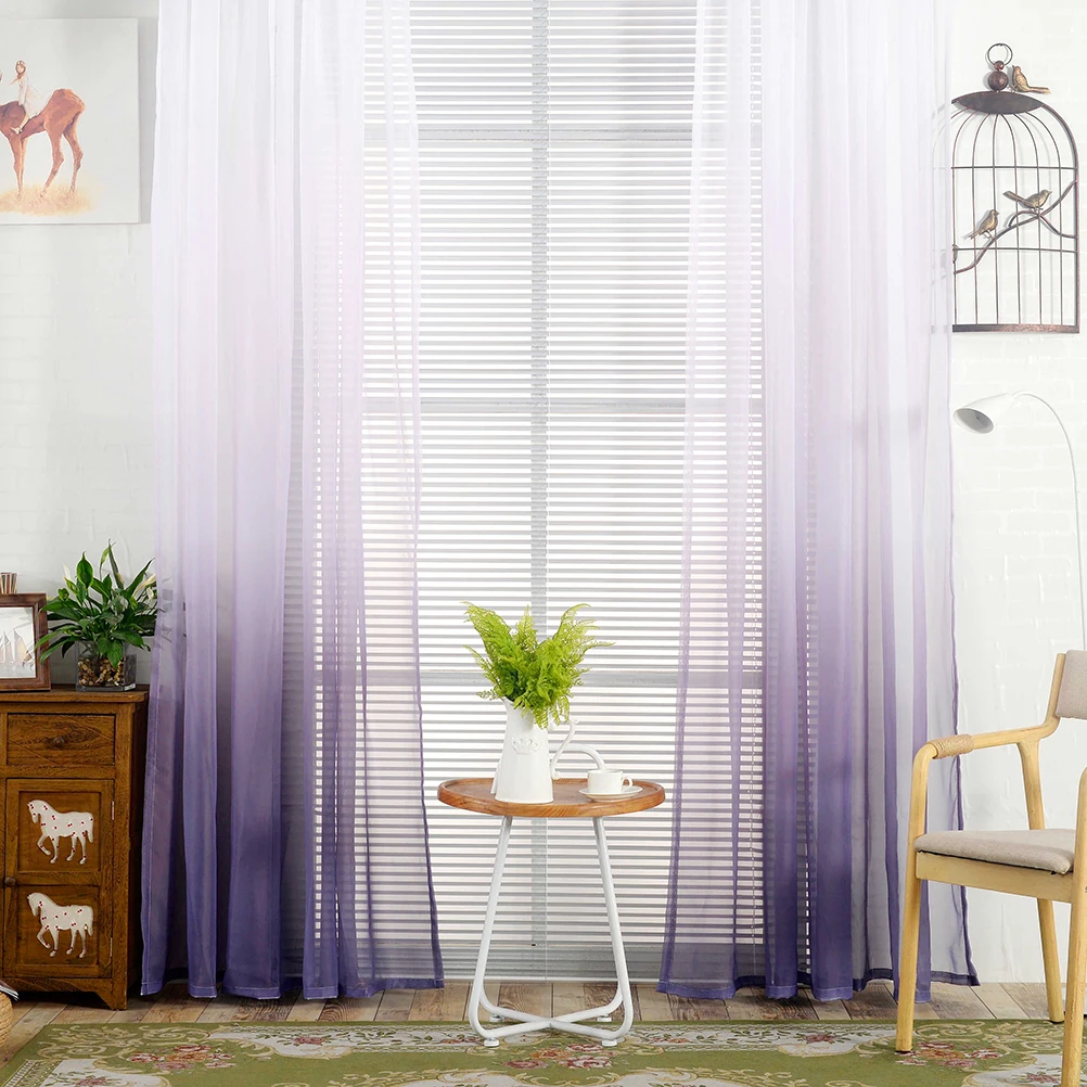 Sheer Curtains Window Screen Door Scarf Valance Drapes Privacy Light Polyester Bathroom Bedroom Elegant Gradient
Sheer Curtains Window Screen Door Scarf Valance Drapes Privacy Light Polyester Bathroom Bedroom Elegant Gradient