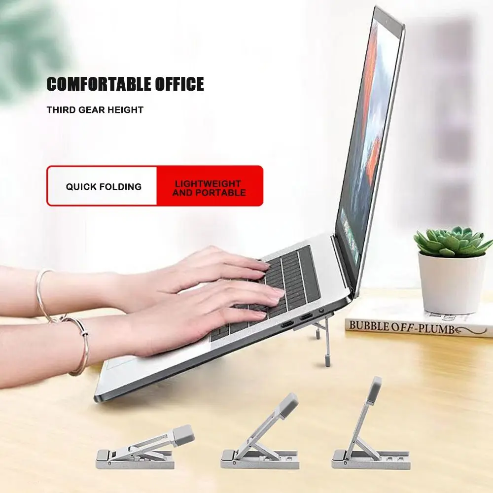2pcs Mini Portable Laptop Stand Adjustable 3 Height Laptop Riser Ventilated Cooling Aluminium Alloy Notebook Bracket
2pcs Mini Portable Laptop Stand Adjustable 3 Height Laptop Riser Ventilated Cooling Aluminium Alloy Notebook Bracket