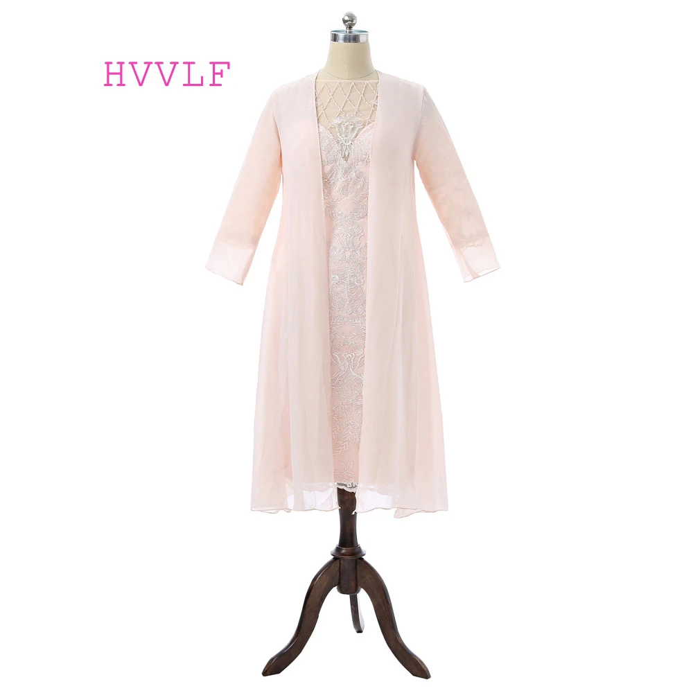 Real Photo Pink Mother Of The Bride Dresses Sheath 3/4 Sleeves Chiffon Appliques Beaded Short Groom Mother Dresses For Wedding
Real Photo Pink Mother Of The Bride Dresses Sheath 3/4 Sleeves Chiffon Appliques Beaded Short Groom Mother Dresses For Wedding