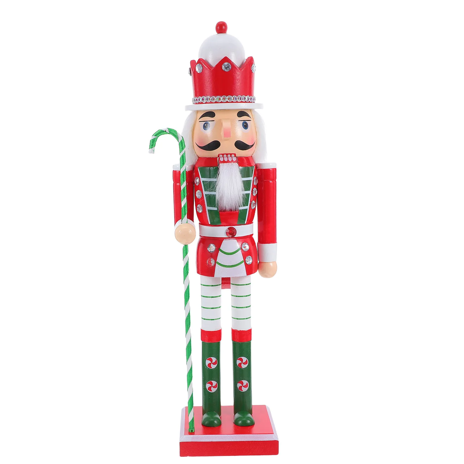 Christmas Wooden Nutcracker Soldier Hand Carved Holiday Decor Ornament Classic Design for Xmas Mantel Shelves Centerpiece
Christmas Wooden Nutcracker Soldier Hand Carved Holiday Decor Ornament Classic Design for Xmas Mantel Shelves Centerpiece