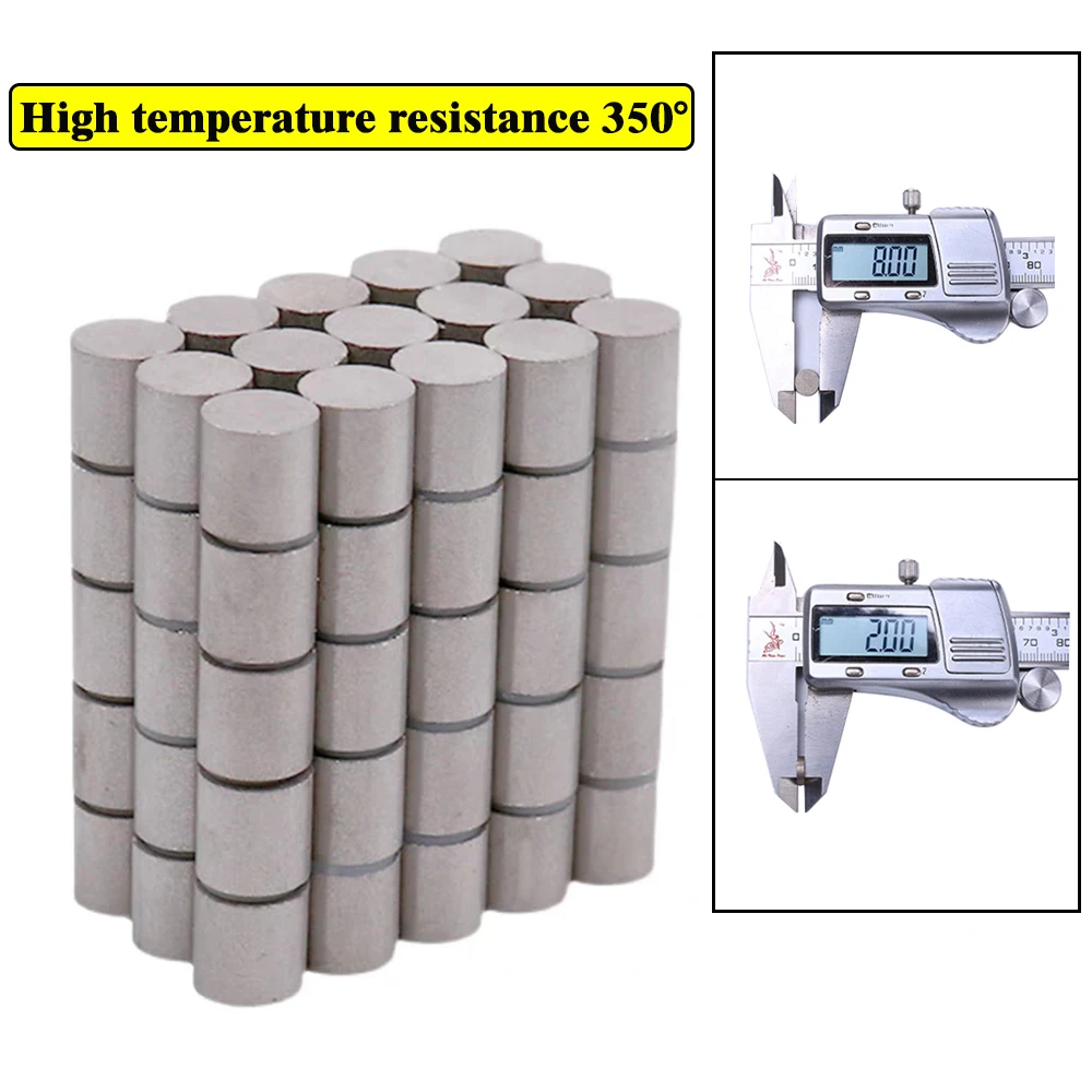 10Pcs Superb Round Samarium Cobalt 350° High Temperature Resistant Strong Permanent Magnet 2x2 3x2 4x2~8x2mm Disc SmCo Magnets
10Pcs Superb Round Samarium Cobalt 350° High Temperature Resistant Strong Permanent Magnet 2x2 3x2 4x2~8x2mm Disc SmCo Magnets
