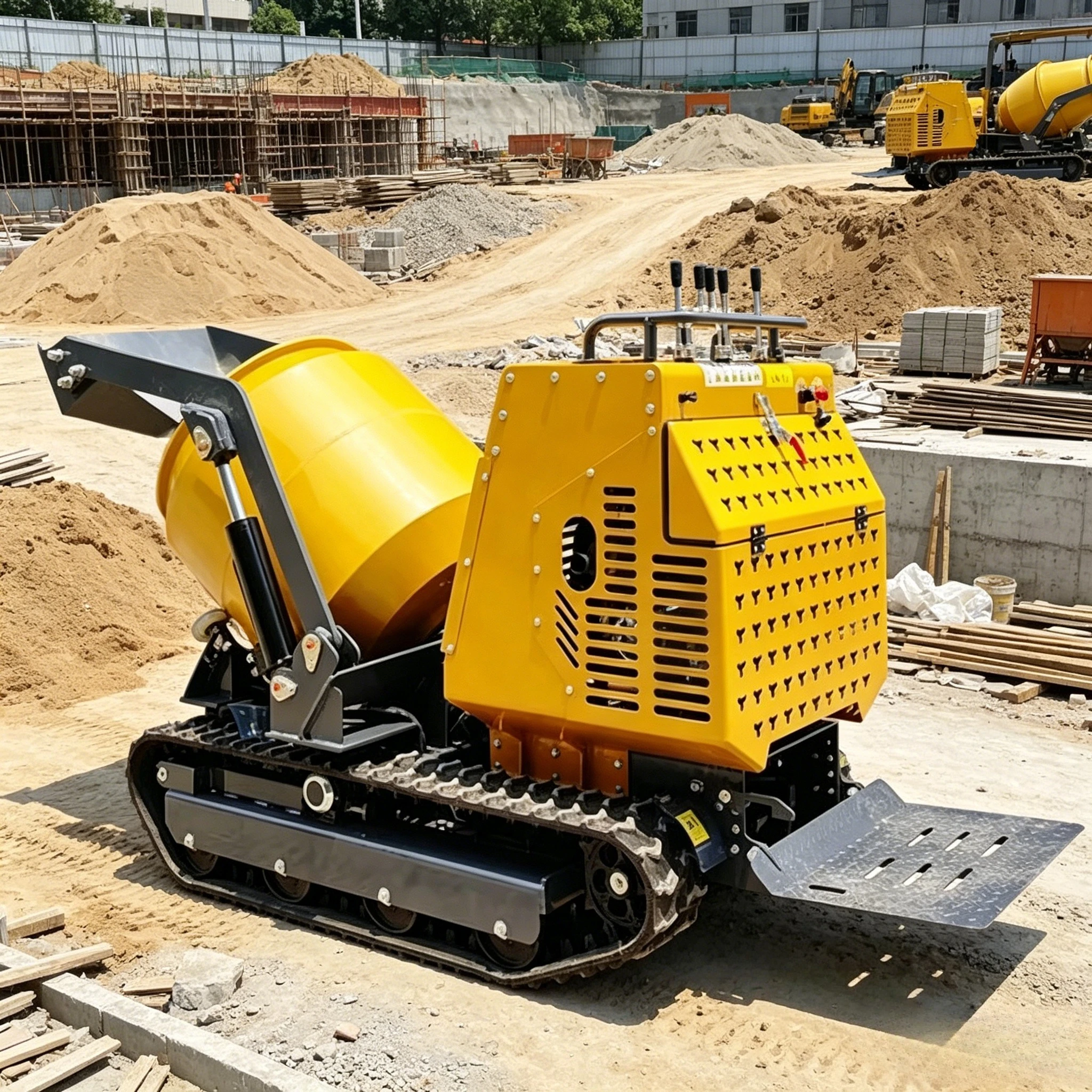 Machinery Custom Hydraulic Mini Crawler Rubber Track Loader Skid Steer Concrete Mixer Self Loading Concrete Pump Hydraulic Pump
Machinery Custom Hydraulic Mini Crawler Rubber Track Loader Skid Steer Concrete Mixer Self Loading Concrete Pump Hydraulic Pump