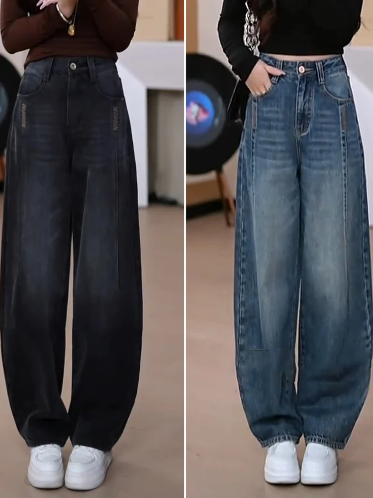 plus Size High Waist Fleece Lined Wide Leg Jeans Women's Casual Cotton Stretch Denim Bootcut Pants Autumn Winter New Style
plus Size High Waist Fleece Lined Wide Leg Jeans Women's Casual Cotton Stretch Denim Bootcut Pants Autumn Winter New Style