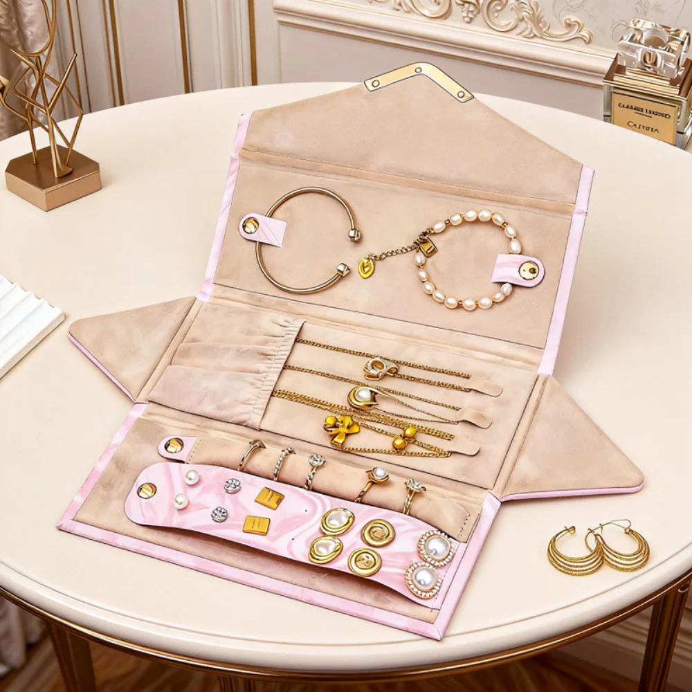 Folding Jewelry Storage Box Necklace Hand Ring Chain Earrings Storage Packaging Large Capacity Jewelry Glasses Storage
Folding Jewelry Storage Box Necklace Hand Ring Chain Earrings Storage Packaging Large Capacity Jewelry Glasses Storage