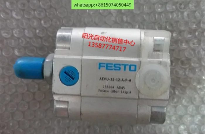 Аутентичный цилиндр фесто AEVU-32-12-A-P-A 156264, новый без упаковки, с небольшими царапинами на внешнем виду
Аутентичный цилиндр фесто AEVU-32-12-A-P-A 156264, новый без упаковки, с небольшими царапинами на внешнем виду