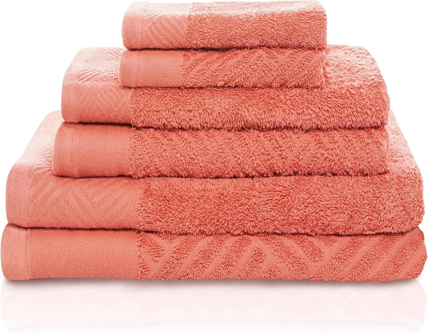 Premium 100% Egyptian Cotton 6-Piece Towel Set - Quick Dry, Jacquard, 500 GSM
Premium 100% Egyptian Cotton 6-Piece Towel Set - Quick Dry, Jacquard, 500 GSM