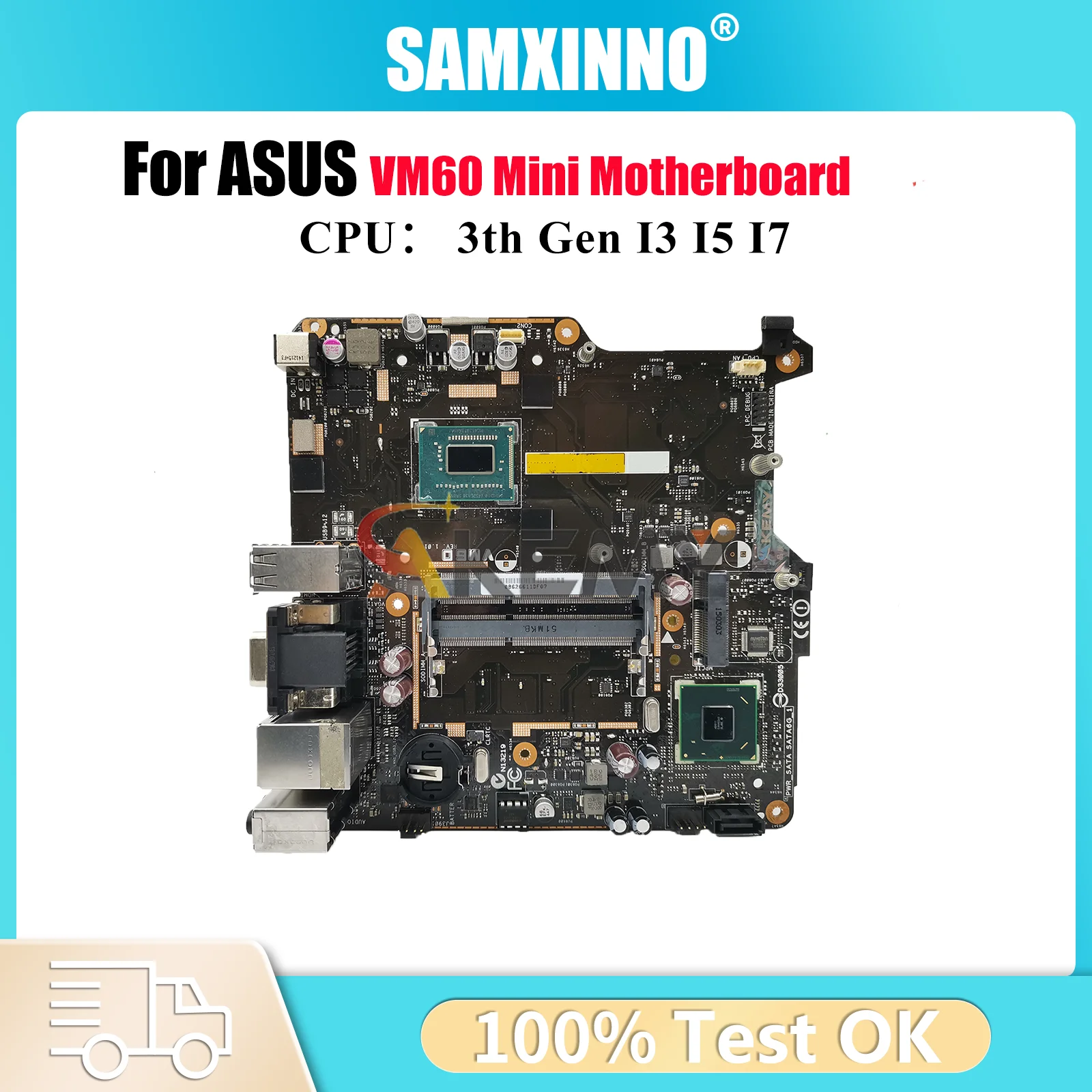 VM60 Laptop Motherboard For ASUS VivoMini VM60 Notebook Mainboard With I3 I5 I7 CPU 100% tests OK fast shipping High quality
VM60 Laptop Motherboard For ASUS VivoMini VM60 Notebook Mainboard With I3 I5 I7 CPU 100% tests OK fast shipping High quality