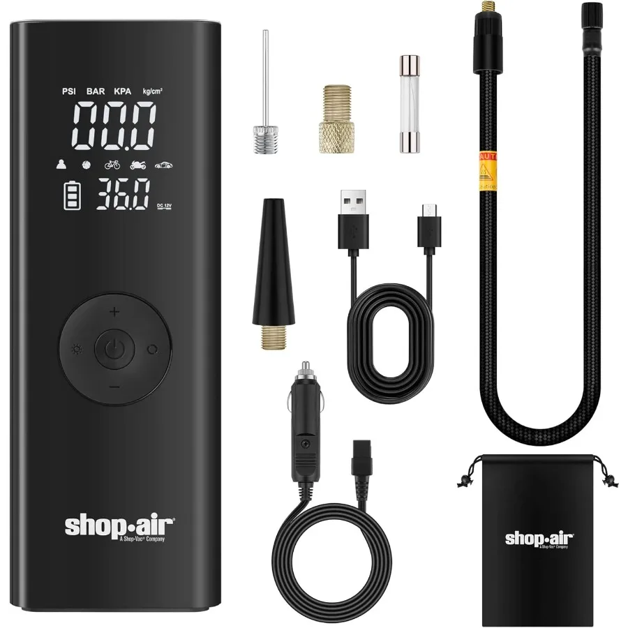 Портативный воздушный компрессор для накачивания автомобильных шин с двойным ЖК-экраном и светодиодной подсветкой 2 раза быстрее накачивание до 150 фунтов на квадратный дюйм с автоматическим отключением
Портативный воздушный компрессор для накачивания автомобильных шин с двойным ЖК-экраном и светодиодной подсветкой 2 раза быстрее накачивание до 150 фунтов на квадратный дюйм с автоматическим отключением