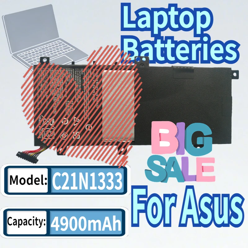 7.5V 4900mAh C21N1333 Laptop Battery for Asus Transformer Book Flip TP550 R554L TP550L TP550LA TP550LD TP550LJ 0B200-00860400
7.5V 4900mAh C21N1333 Laptop Battery for Asus Transformer Book Flip TP550 R554L TP550L TP550LA TP550LD TP550LJ 0B200-00860400