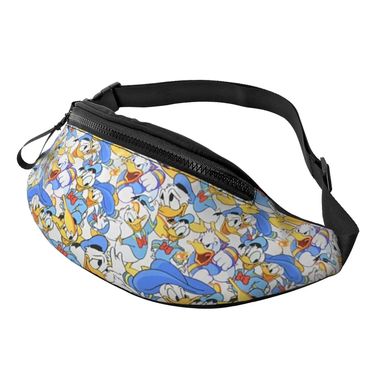Custom Donald Duck Cartoon Character Fanny Pack Women Men Cool Crossbody Waist Bag for Camping Biking Phone Money Pouch
Custom Donald Duck Cartoon Character Fanny Pack Women Men Cool Crossbody Waist Bag for Camping Biking Phone Money Pouch