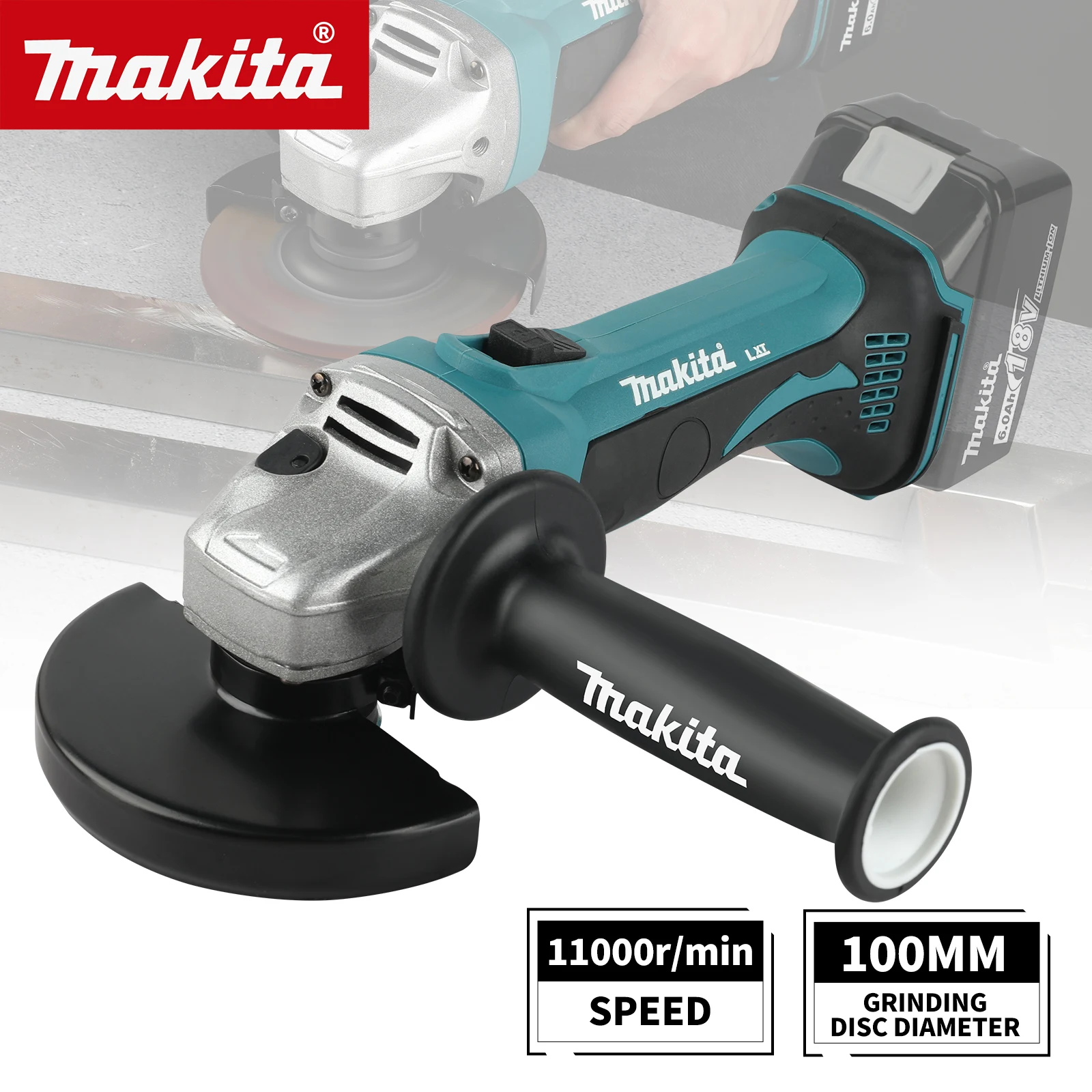 Makita Brushless Angle Grinder DCA402, Electric Tool,100mm, Brushless Angle Grinder, for Makita18V Battery
Makita Brushless Angle Grinder DCA402, Electric Tool,100mm, Brushless Angle Grinder, for Makita18V Battery