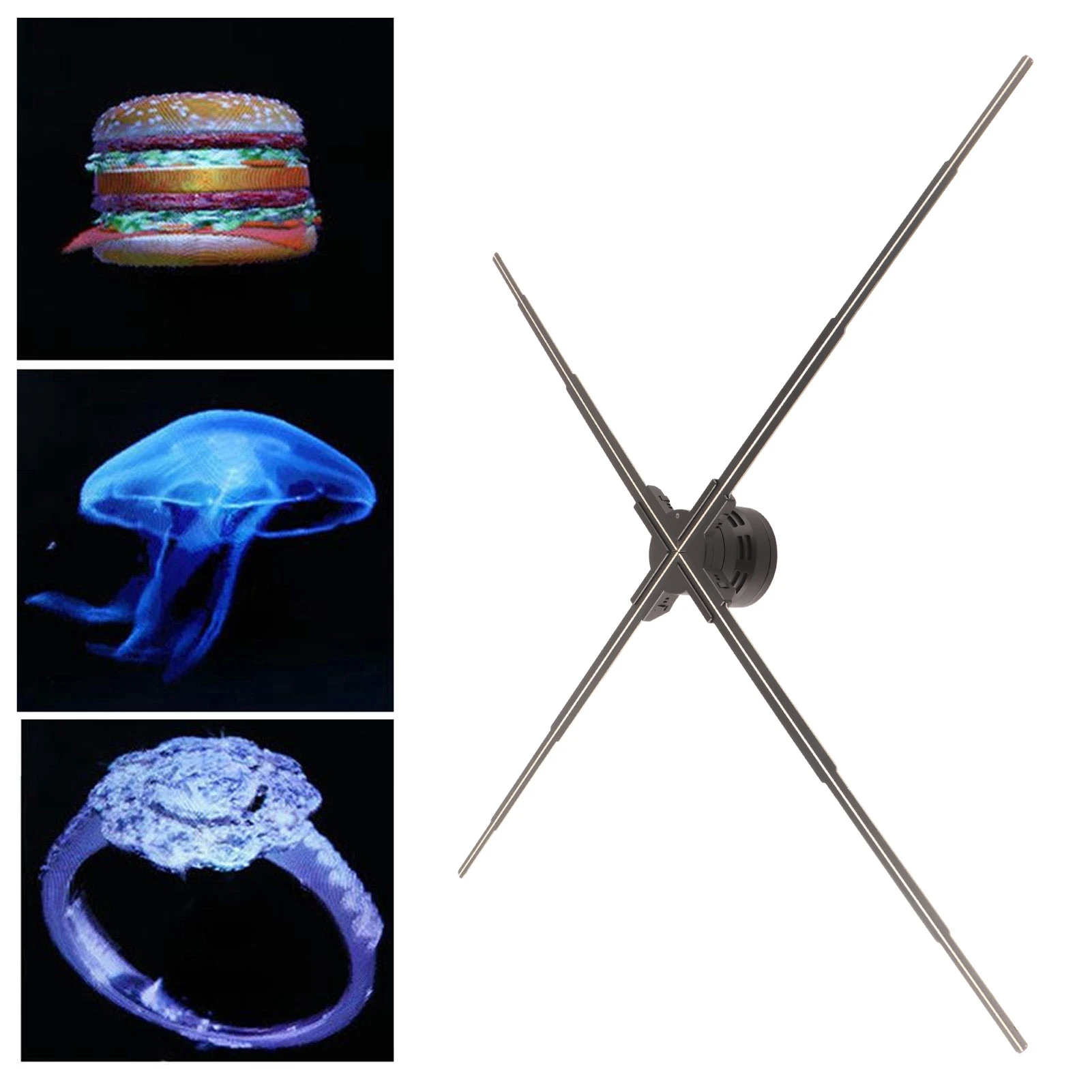 100cm Hologram Projector Naked Eye 1600x1184 with Remote Control 3D Advertising Display for Bar Party
100cm Hologram Projector Naked Eye 1600x1184 with Remote Control 3D Advertising Display for Bar Party
