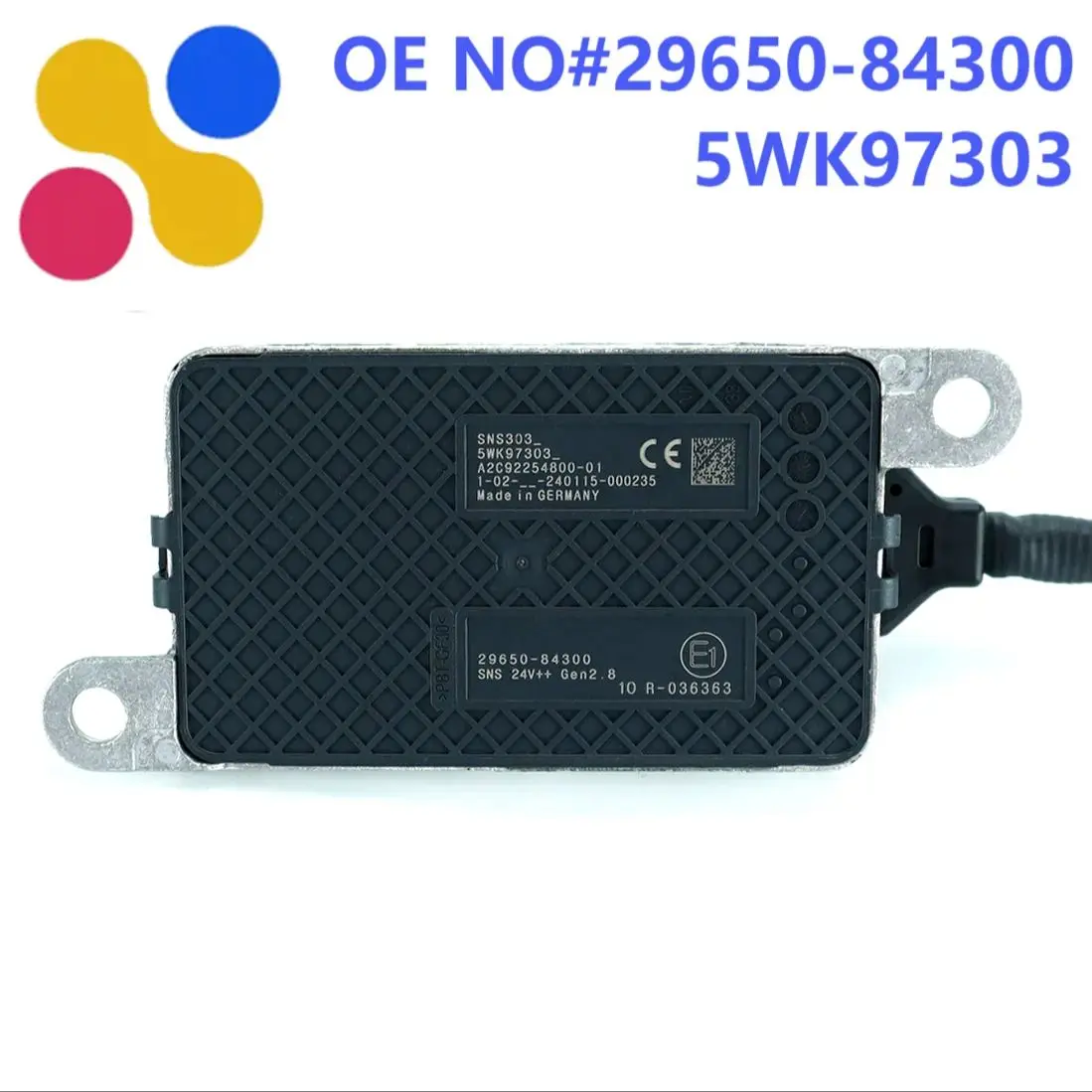 29650-84300 SNS303 5WK97303 A2C9225480001 Датчик оксида азота Nox для Hyundai Kia
29650-84300 SNS303 5WK97303 A2C9225480001 Датчик оксида азота Nox для Hyundai Kia