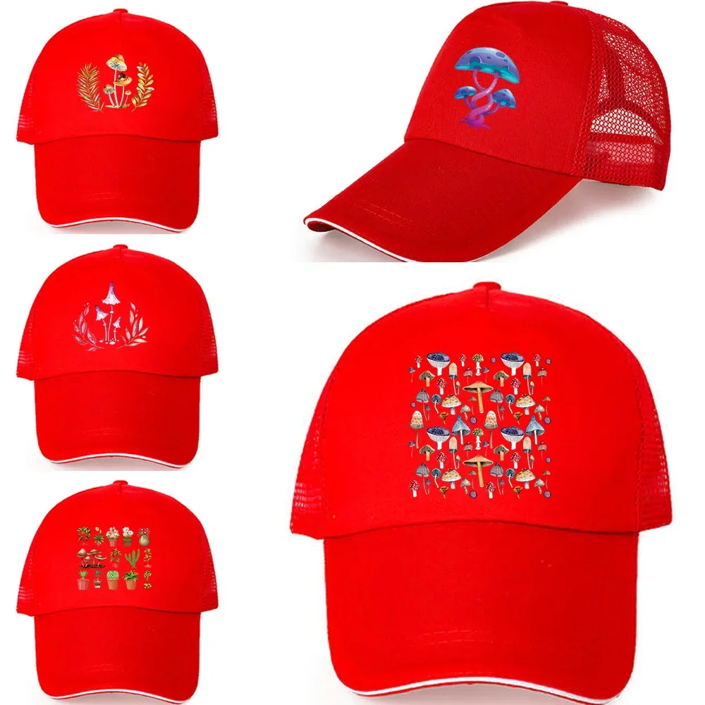 Women Baseball Cap Sport Visors Hat Portable Unisex Adjustable Travel Hats Outdoor Mushroom Series Print Cotton Mesh Visors Caps
Women Baseball Cap Sport Visors Hat Portable Unisex Adjustable Travel Hats Outdoor Mushroom Series Print Cotton Mesh Visors Caps