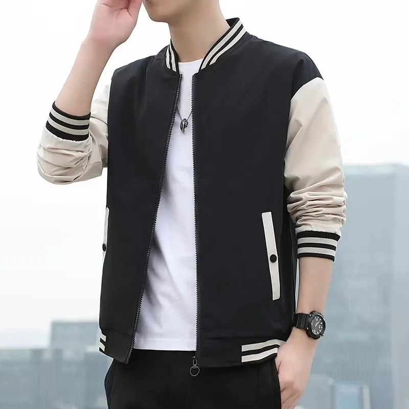 Loose Fit Men's Baseball Jaet Autumn Outerwear Casual Stand Collar Youth Trendy Brand Versatile M Sle Comfortable Brea...
Loose Fit Men's Baseball Jaet Autumn Outerwear Casual Stand Collar Youth Trendy Brand Versatile M Sle Comfortable Brea...