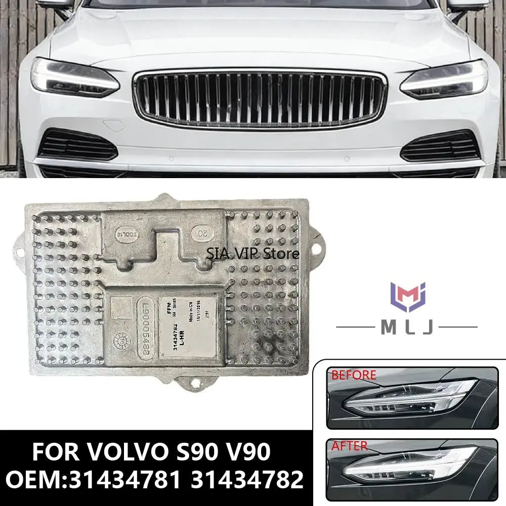 For Volvo S90 V90 2019 31434781 Daylight Running Lights Turn Signals 31434782 High Low Beam Modules Headlight Ballasts Modules
For Volvo S90 V90 2019 31434781 Daylight Running Lights Turn Signals 31434782 High Low Beam Modules Headlight Ballasts Modules