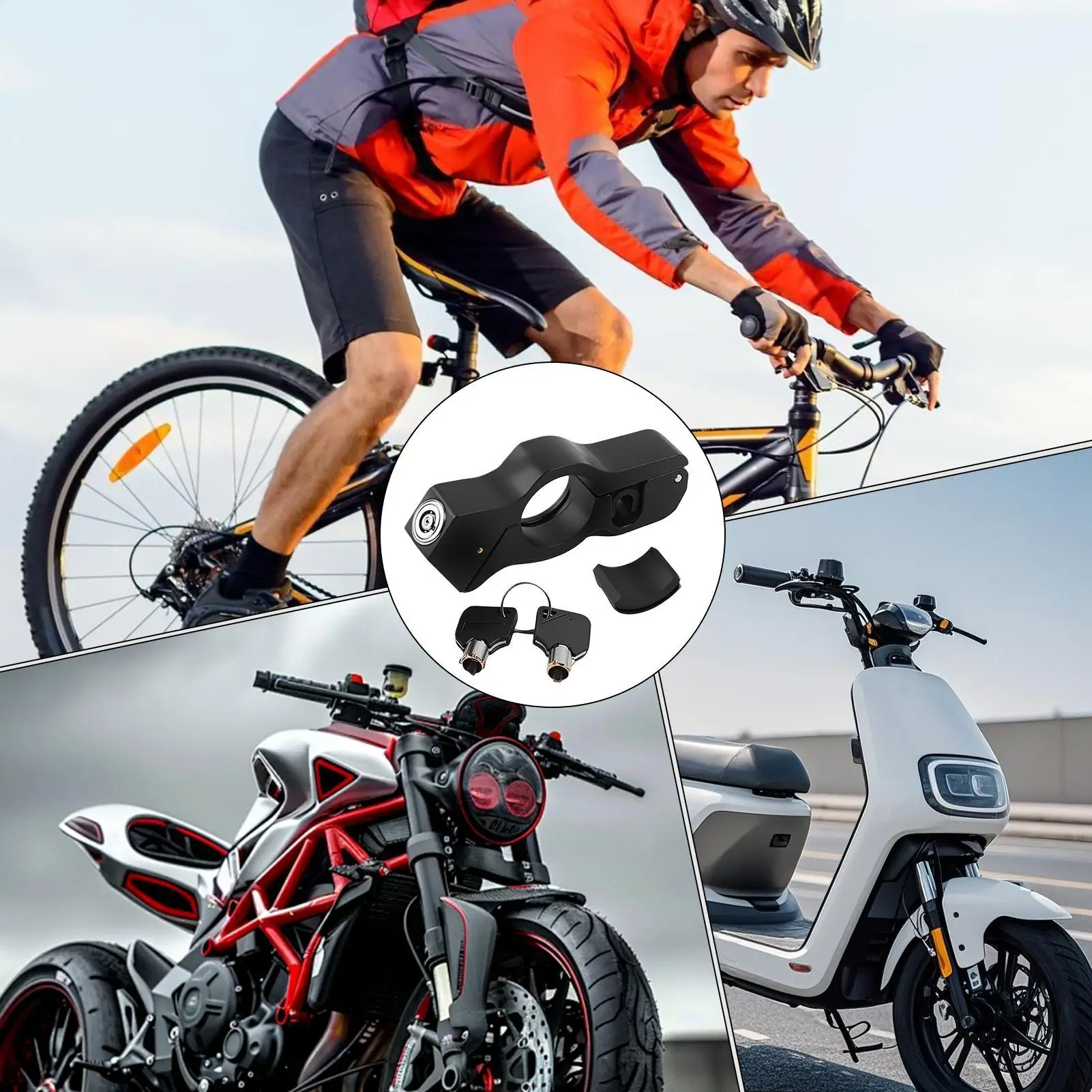 Motorcycle Grip Lock Alloy Lightweight Accessories Motorcycle Handlebar Lock For Bike Scooter ATV Riding Cycling Motorbikes
Motorcycle Grip Lock Alloy Lightweight Accessories Motorcycle Handlebar Lock For Bike Scooter ATV Riding Cycling Motorbikes