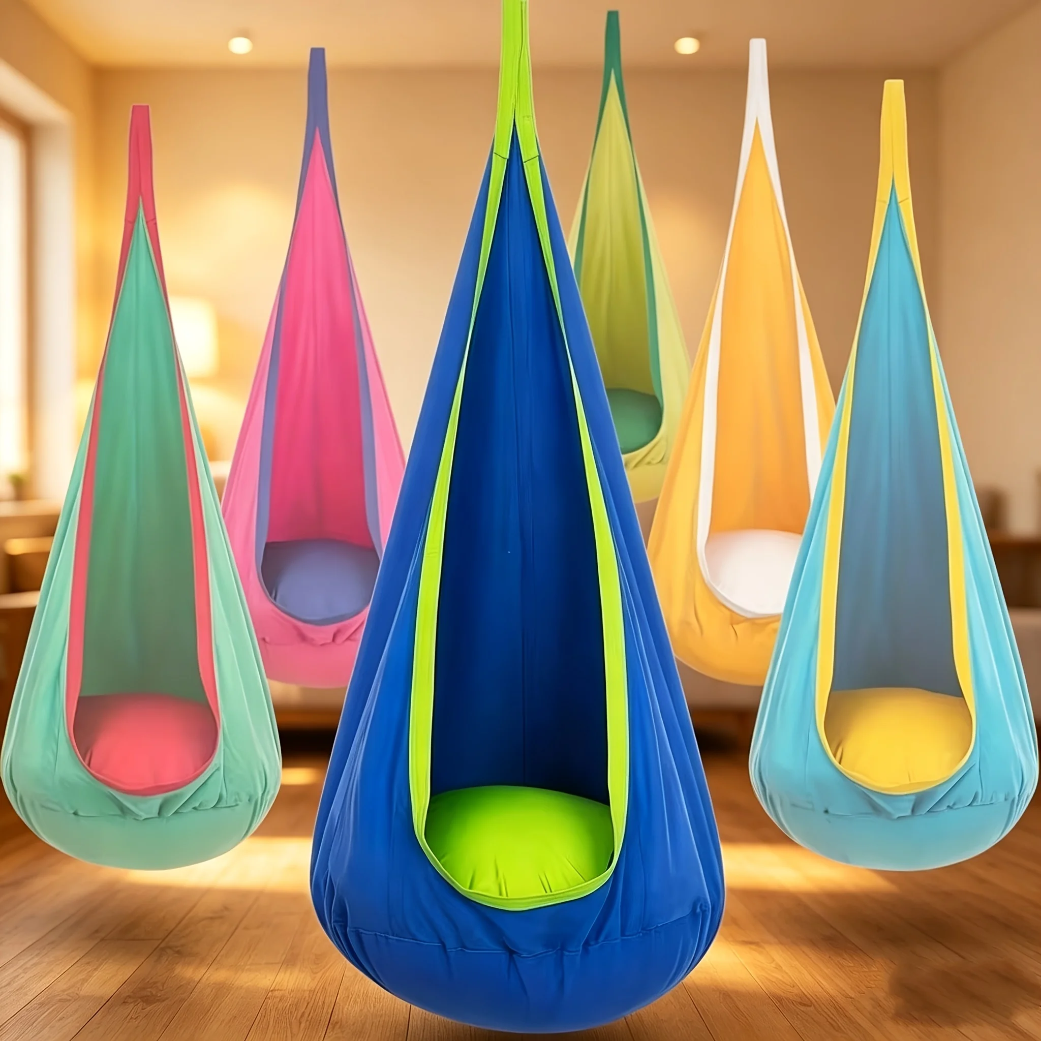 1-Pack of Indoor/Outdoor Hanging Hammock Chair Includes Inflatable Pillow And Cylinder, Storage Bag, Maximum Load Capacity of 264 Pounds, Includes Straps And Screws, Woven Nylon Fabric, No Batteries
1-Pack of Indoor/Outdoor Hanging Hammock Chair Includes Inflatable Pillow And Cylinder, Storage Bag, Maximum Load Capacity of 264 Pounds, Includes Straps And Screws, Woven Nylon Fabric, No Batteries