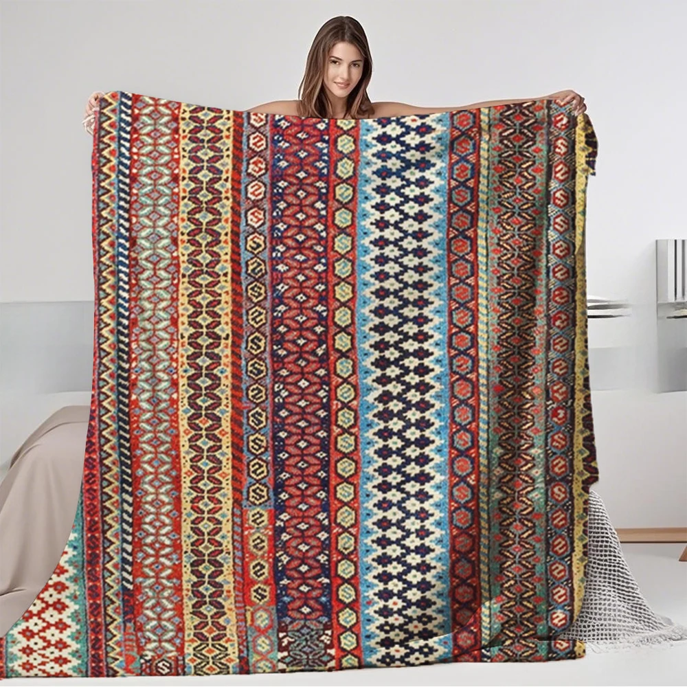 Flannel Soft Blanket Qashqai Amaleh Fars Southwest With Wrinkle-resistant Breathable Scandinavian Pattern Quilted Bed Runner
Flannel Soft Blanket Qashqai Amaleh Fars Southwest With Wrinkle-resistant Breathable Scandinavian Pattern Quilted Bed Runner