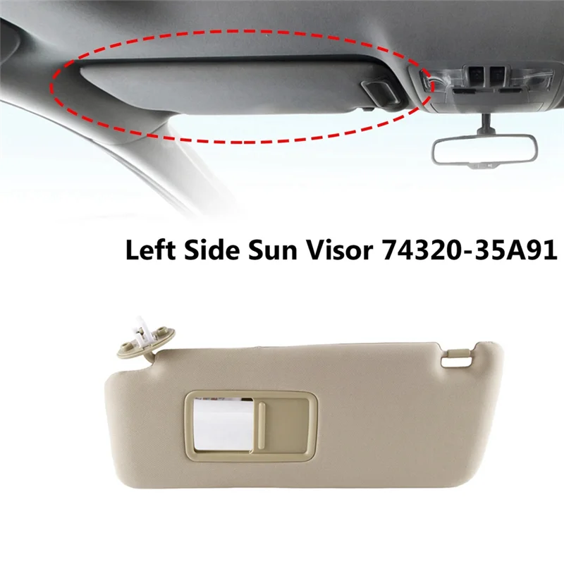 For Toyota 4RUNNER 10-23 Car Sun Visors Shades Sunvisors Vanity Mirror 74320-35A91-E1 74320-35A90-E1 7432035A91E1 L
For Toyota 4RUNNER 10-23 Car Sun Visors Shades Sunvisors Vanity Mirror 74320-35A91-E1 74320-35A90-E1 7432035A91E1 L