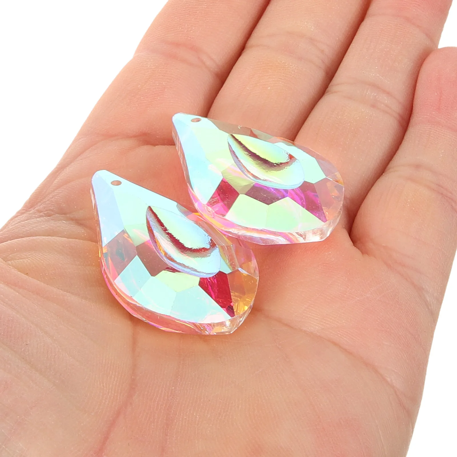 12Pcs Glass Crystal Prisms for Chandelier Replacement Decorative Hanging Light Pendants Wedding Birthday New Year Party
12Pcs Glass Crystal Prisms for Chandelier Replacement Decorative Hanging Light Pendants Wedding Birthday New Year Party