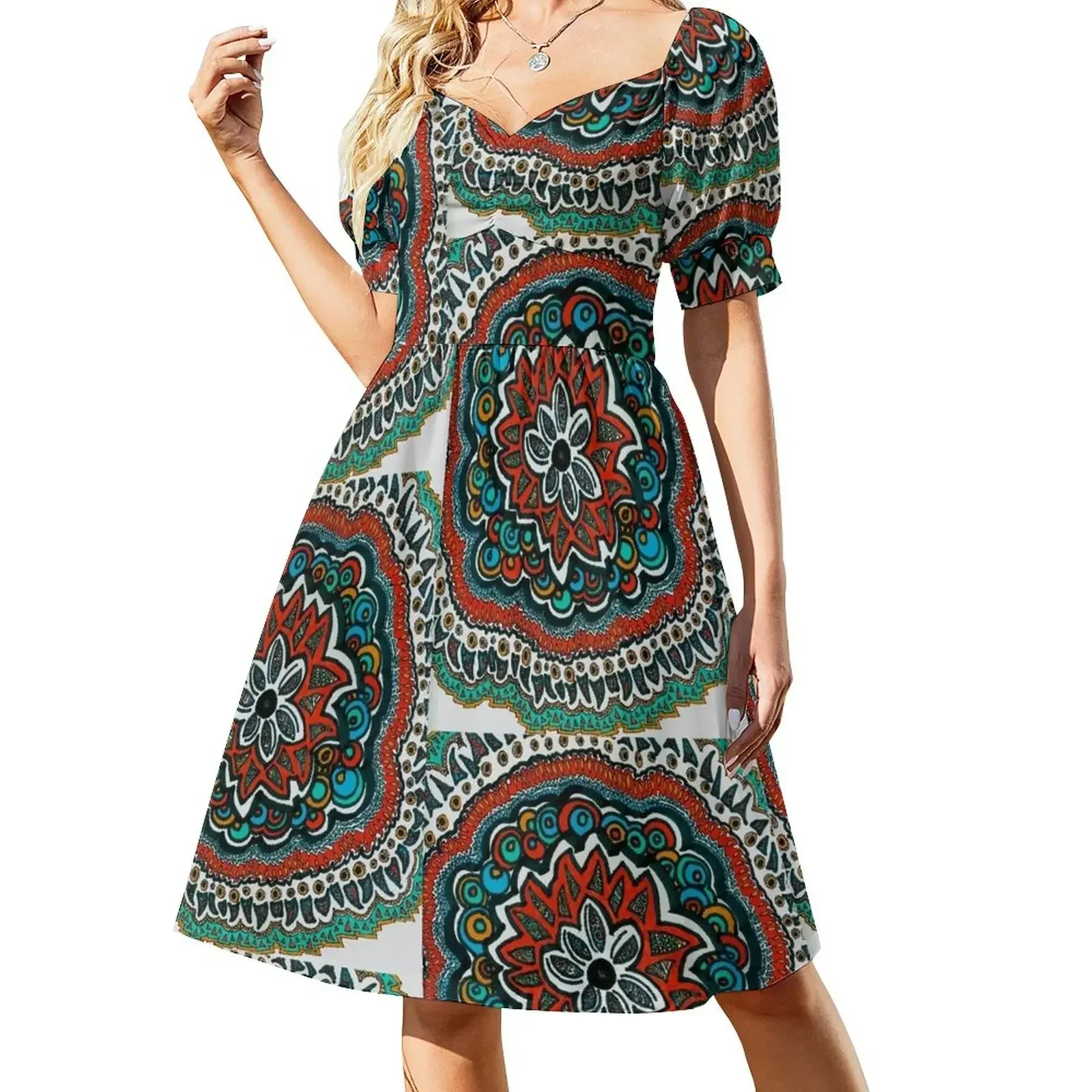 Red Sun Doodle Short-Sleeved Dress Womens dresses wedding dresses for parties Dress
Red Sun Doodle Short-Sleeved Dress Womens dresses wedding dresses for parties Dress