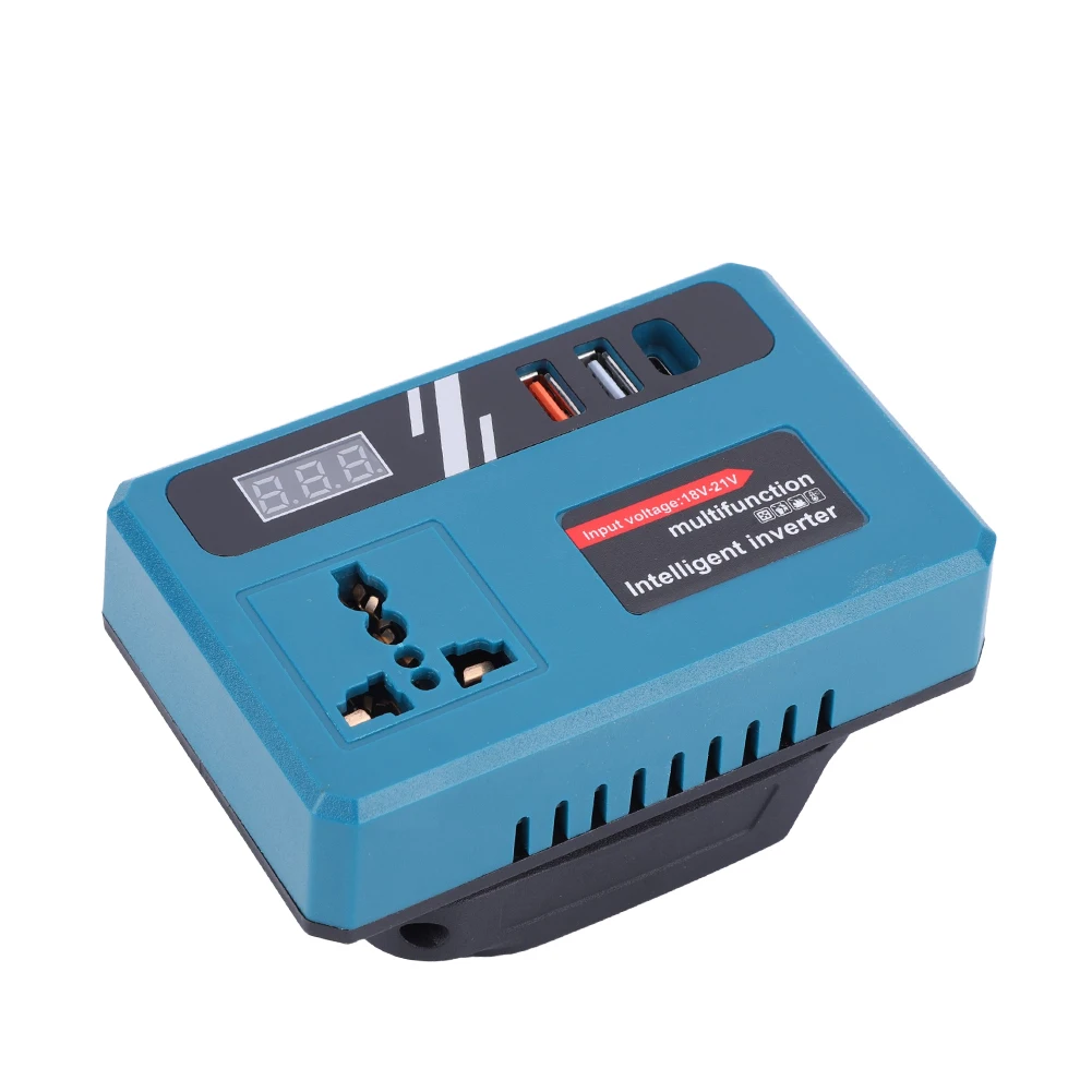 120W Power Inverter DC 18-21V To AC 220V Inverter Adapter DC Inverter Adapter Electric Tool Battery Inverter for Makita Battery
120W Power Inverter DC 18-21V To AC 220V Inverter Adapter DC Inverter Adapter Electric Tool Battery Inverter for Makita Battery