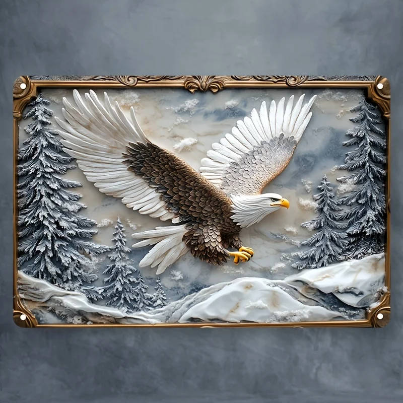 Eagle-Themed Square Aluminum Sign, Versatile Decor for Home, Bar, Kitchen & More, Multipurpose Use, Decorative Wall Poster
Eagle-Themed Square Aluminum Sign, Versatile Decor for Home, Bar, Kitchen & More, Multipurpose Use, Decorative Wall Poster