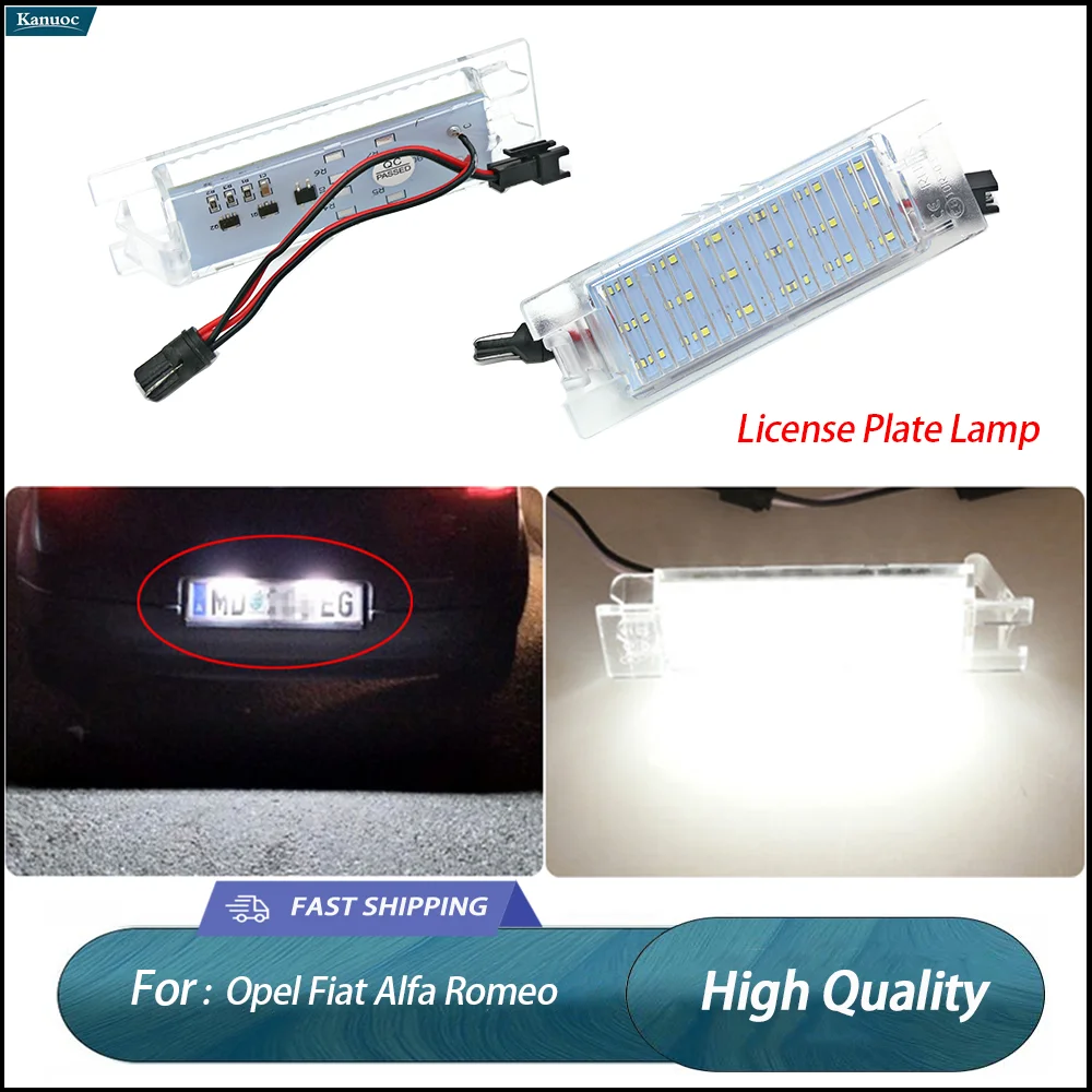 2Pcs LED License Plate Lamp Kit For Opel Fiat Alfa Romeo
2Pcs LED License Plate Lamp Kit For Opel Fiat Alfa Romeo