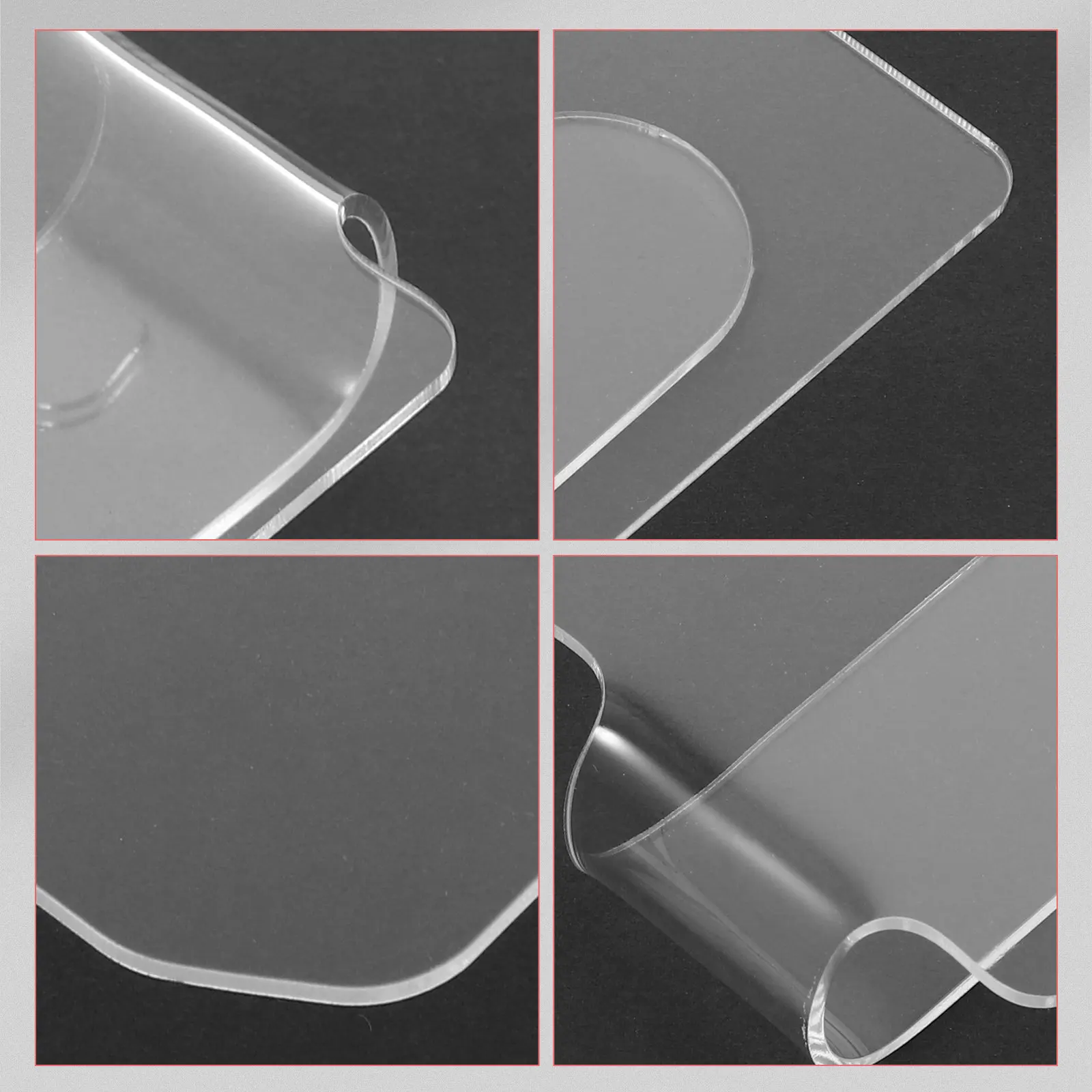 2Pcs Nail Painting Manicure Palettes Professional Mixing Trays Transparent Acrylic Display Boards for Nail Art Design
2Pcs Nail Painting Manicure Palettes Professional Mixing Trays Transparent Acrylic Display Boards for Nail Art Design