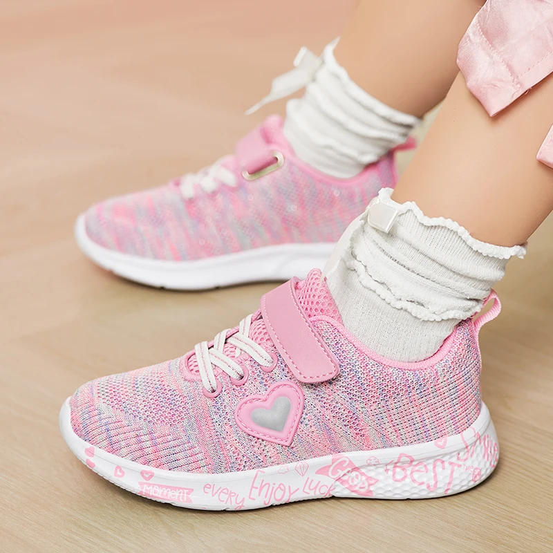 YUYIN Spring Girls Pink Sneakers Light Mesh Casual Shoes Kids Breathable Running Shoes Fashion Children Cute Sport Tennis Shoes
YUYIN Spring Girls Pink Sneakers Light Mesh Casual Shoes Kids Breathable Running Shoes Fashion Children Cute Sport Tennis Shoes