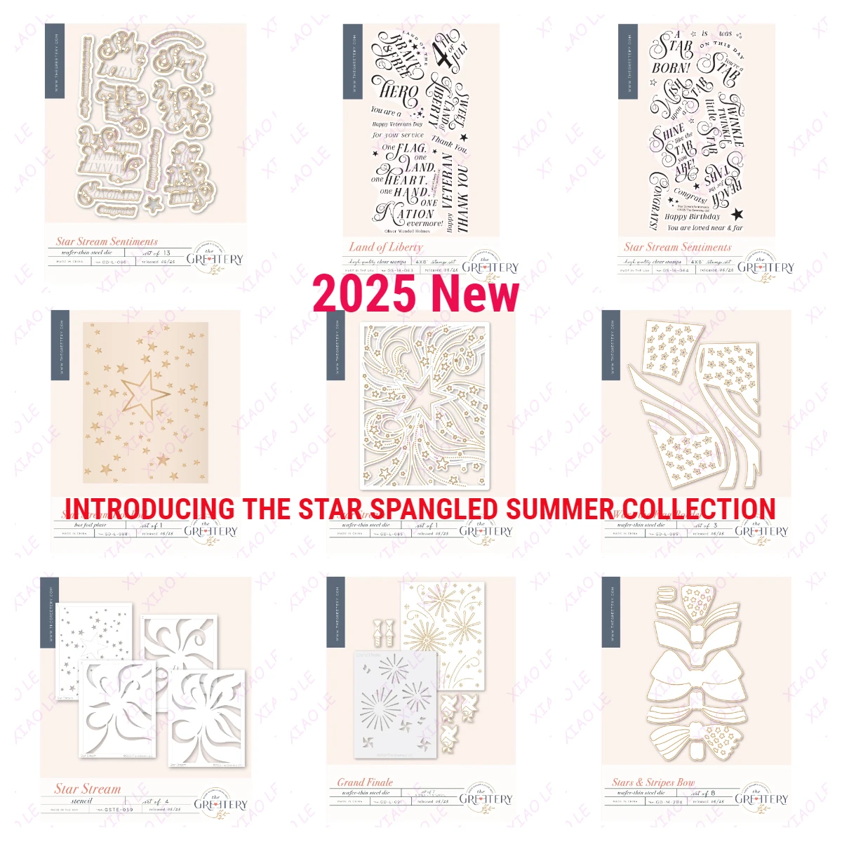 Introducing the Star Spangled Summer Collection Greetery 2025 New Metal Cutting Dies Stamps Stencil Embossing Template Diy Card
Introducing the Star Spangled Summer Collection Greetery 2025 New Metal Cutting Dies Stamps Stencil Embossing Template Diy Card