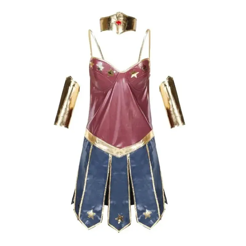 Wonders Women Prince Cosplay Costume Adult Dress Headdress Handguard Full Set Dianna Role Play Suit Halloween Partys;3'v,6.h;8'
Wonders Women Prince Cosplay Costume Adult Dress Headdress Handguard Full Set Dianna Role Play Suit Halloween Partys;3'v,6.h;8'