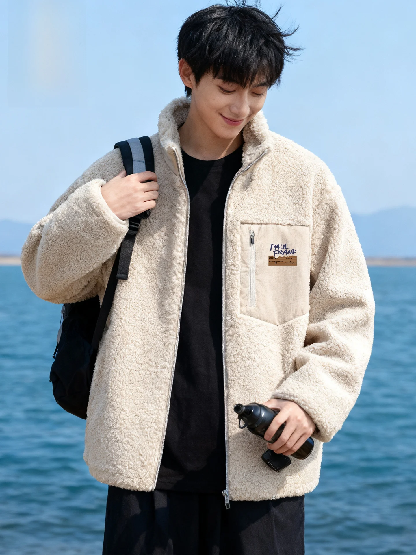 Thiened Plu Jaet Men's Winter Coat Zipper Closure Stand Collar Open Cardigan Cotton Clothes for Students
Thiened Plu Jaet Men's Winter Coat Zipper Closure Stand Collar Open Cardigan Cotton Clothes for Students
