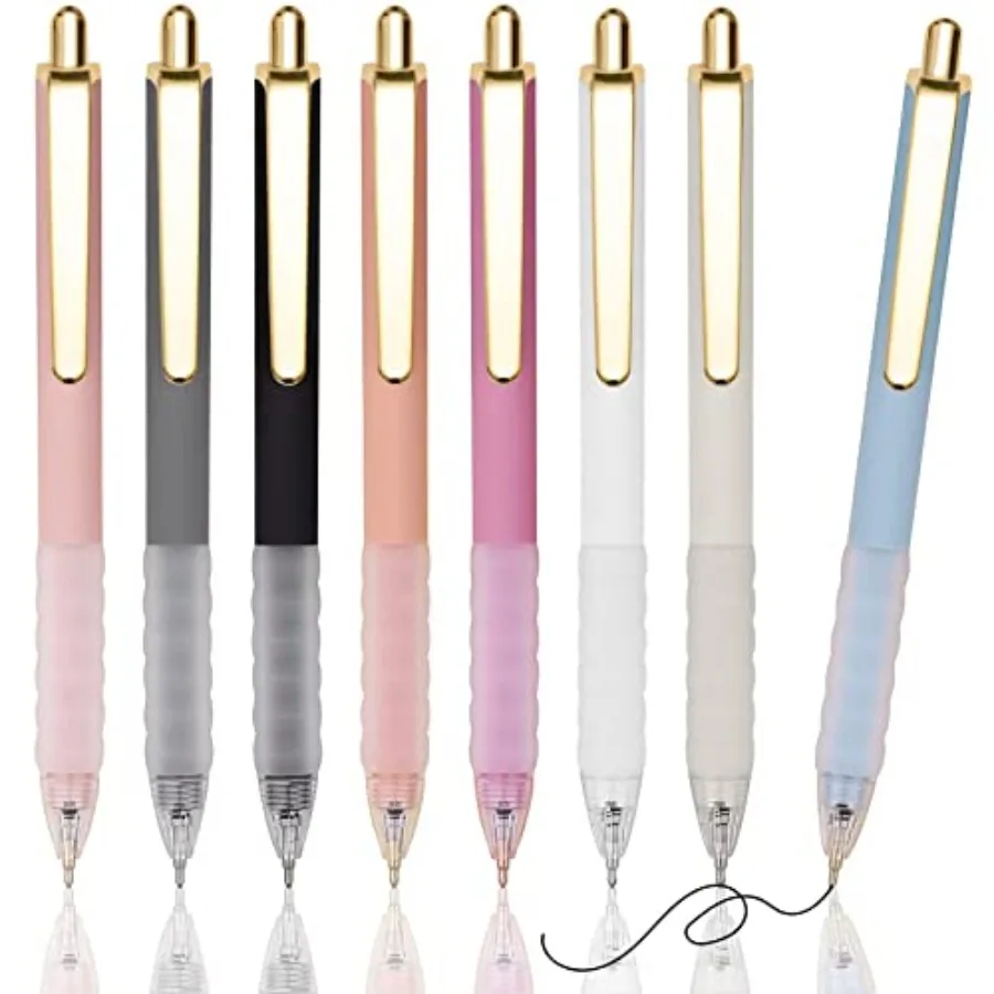 Pens Ballpoint Black Ink 1.0 mm Pen Medium Point Smooth Writing for Journaling Office Supplies Cute Pen for Women Men, 8 Pcs
Pens Ballpoint Black Ink 1.0 mm Pen Medium Point Smooth Writing for Journaling Office Supplies Cute Pen for Women Men, 8 Pcs