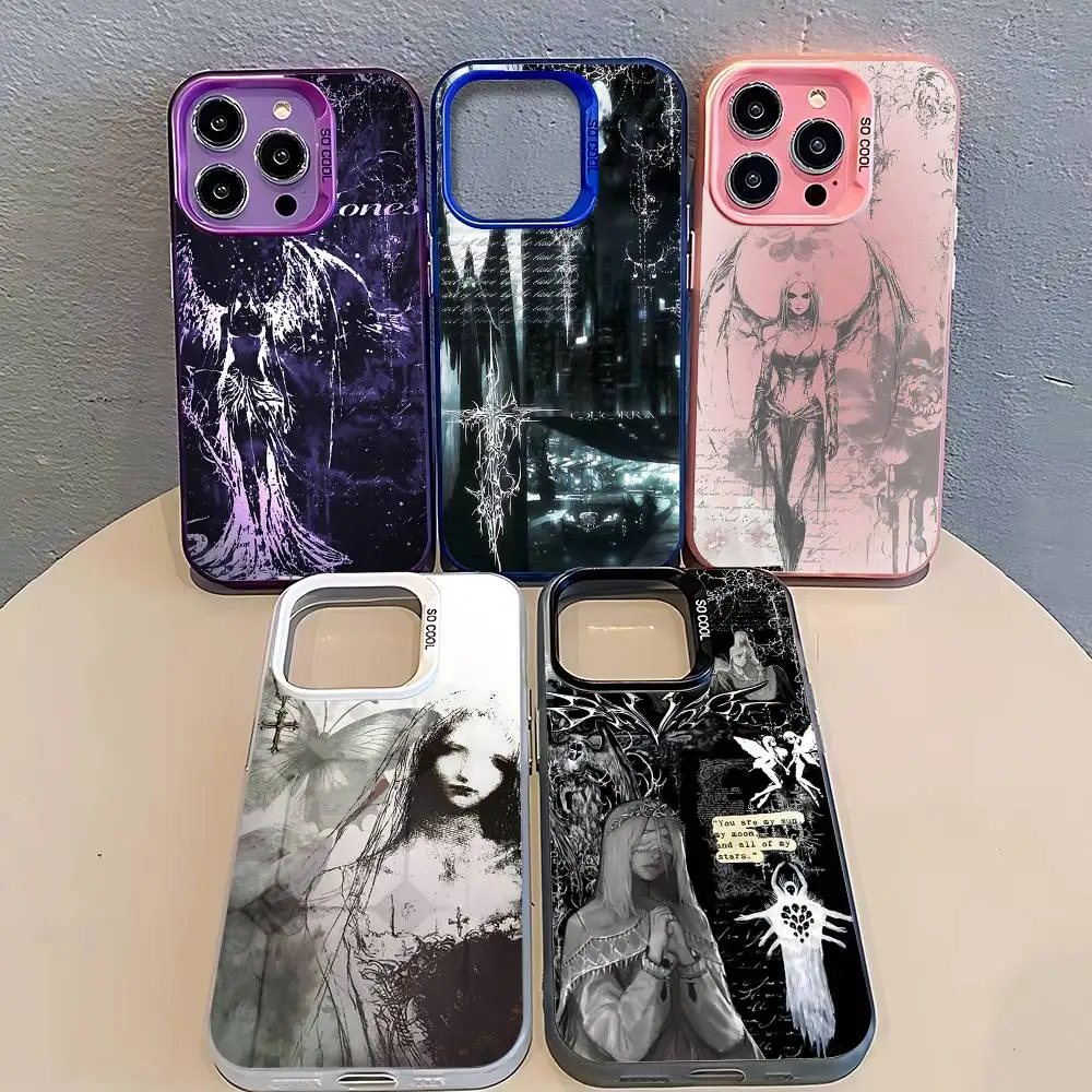 Ailes Grise Phone Case For iPhone 16,15,14,13,12,Pro,Max,Mini,SE,Plus Anti Fall Candy Matte Hard Bumper Cover
Ailes Grise Phone Case For iPhone 16,15,14,13,12,Pro,Max,Mini,SE,Plus Anti Fall Candy Matte Hard Bumper Cover
