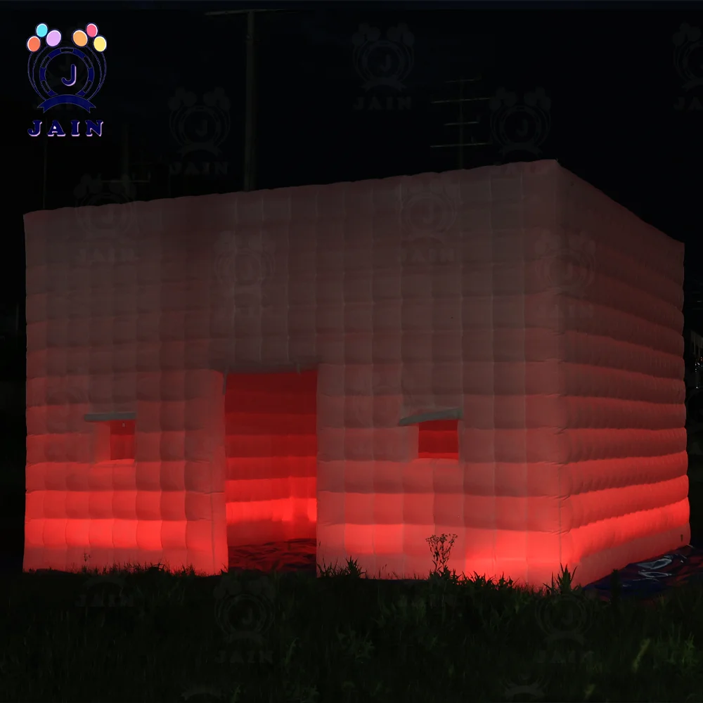 Inflatable Night Club Tent with LED Light Strip and Blower, Large Inflatable Tent, Inflatable Night Club Room For Outdoor Events
Inflatable Night Club Tent with LED Light Strip and Blower, Large Inflatable Tent, Inflatable Night Club Room For Outdoor Events