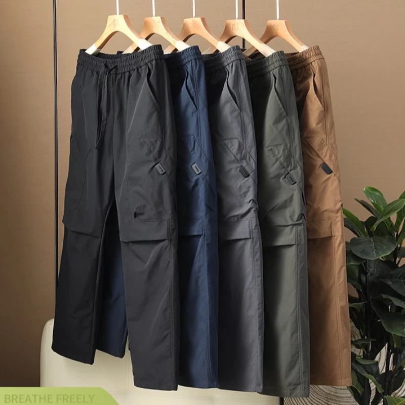 Summer Autumn Waterproof Cargo Work Pants Men Outdoor Casual Hiking Trousers Man Multi Pockets Elastic Waist Loose Joggers Pants
Summer Autumn Waterproof Cargo Work Pants Men Outdoor Casual Hiking Trousers Man Multi Pockets Elastic Waist Loose Joggers Pants