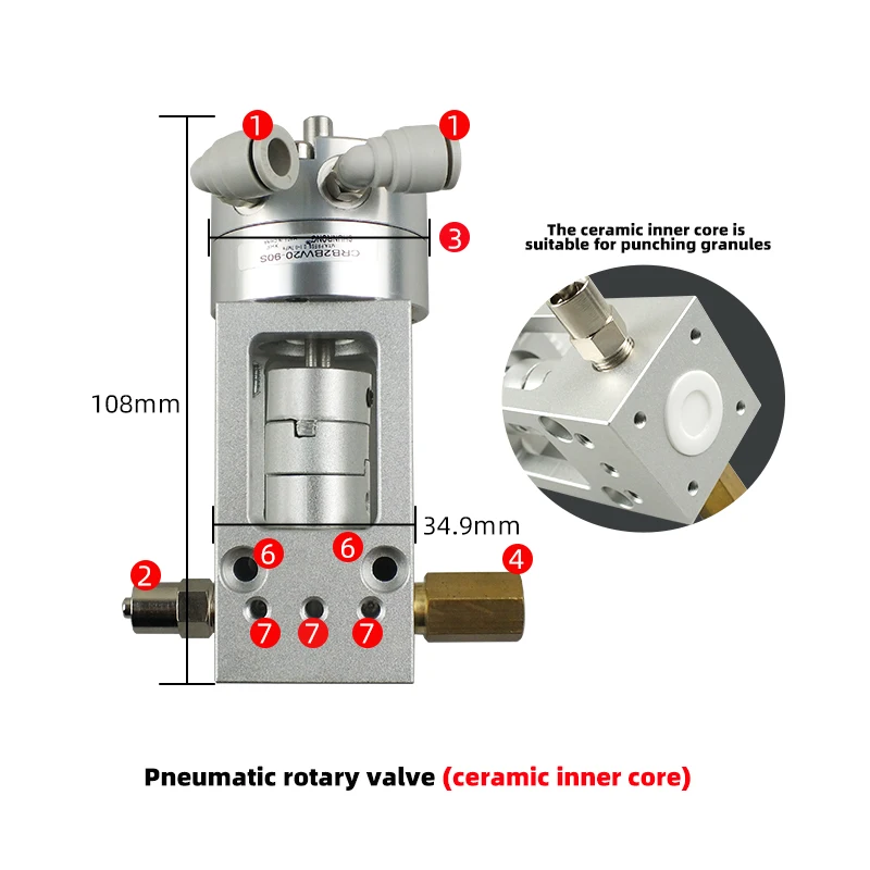 Ceramic Core Rotary Valve High Flow Pneumatic Actuated for Adhesive Granular Material Industrial Equipment Durable CE
Ceramic Core Rotary Valve High Flow Pneumatic Actuated for Adhesive Granular Material Industrial Equipment Durable CE