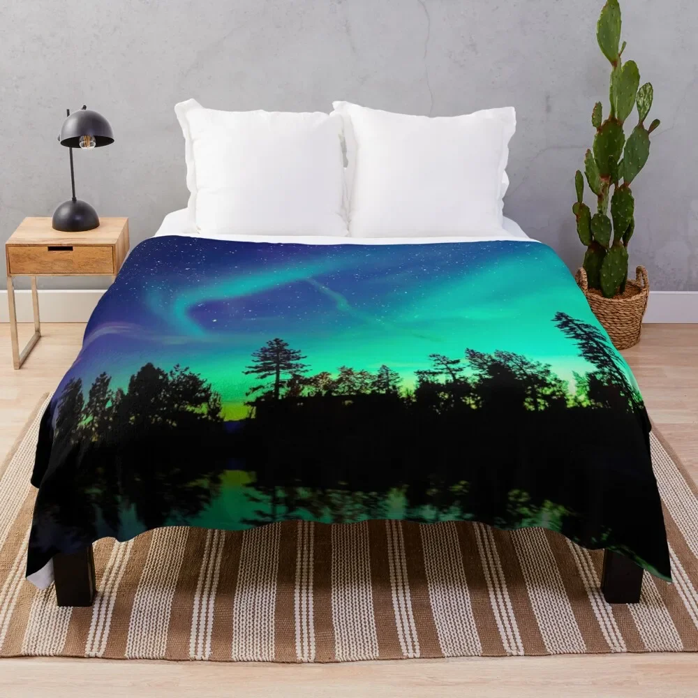 Aurora Borealis Throw Blanket Decorative Sofas Weighted Bed Fashionable Bed covers Blankets
Aurora Borealis Throw Blanket Decorative Sofas Weighted Bed Fashionable Bed covers Blankets