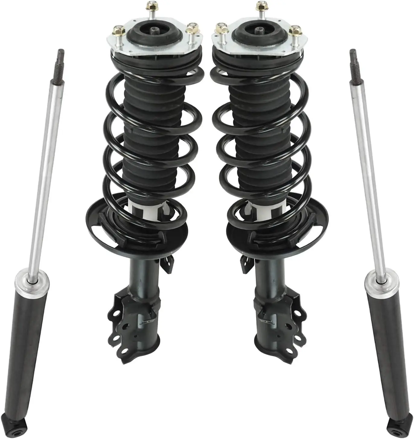 Front and Rear Complete Strut Assembly & Shock Absorber Kit Complete Strut & Coil Spring Assembly Compatible with 2011-2013 Ford
Front and Rear Complete Strut Assembly & Shock Absorber Kit Complete Strut & Coil Spring Assembly Compatible with 2011-2013 Ford