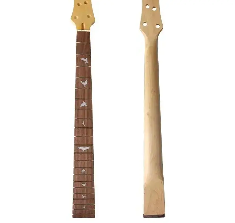 4-string 22-fret electric bass neck matte finish with maple right-hand four-string bass neck, modified DIY guitar instrument ele
4-string 22-fret electric bass neck matte finish with maple right-hand four-string bass neck, modified DIY guitar instrument ele