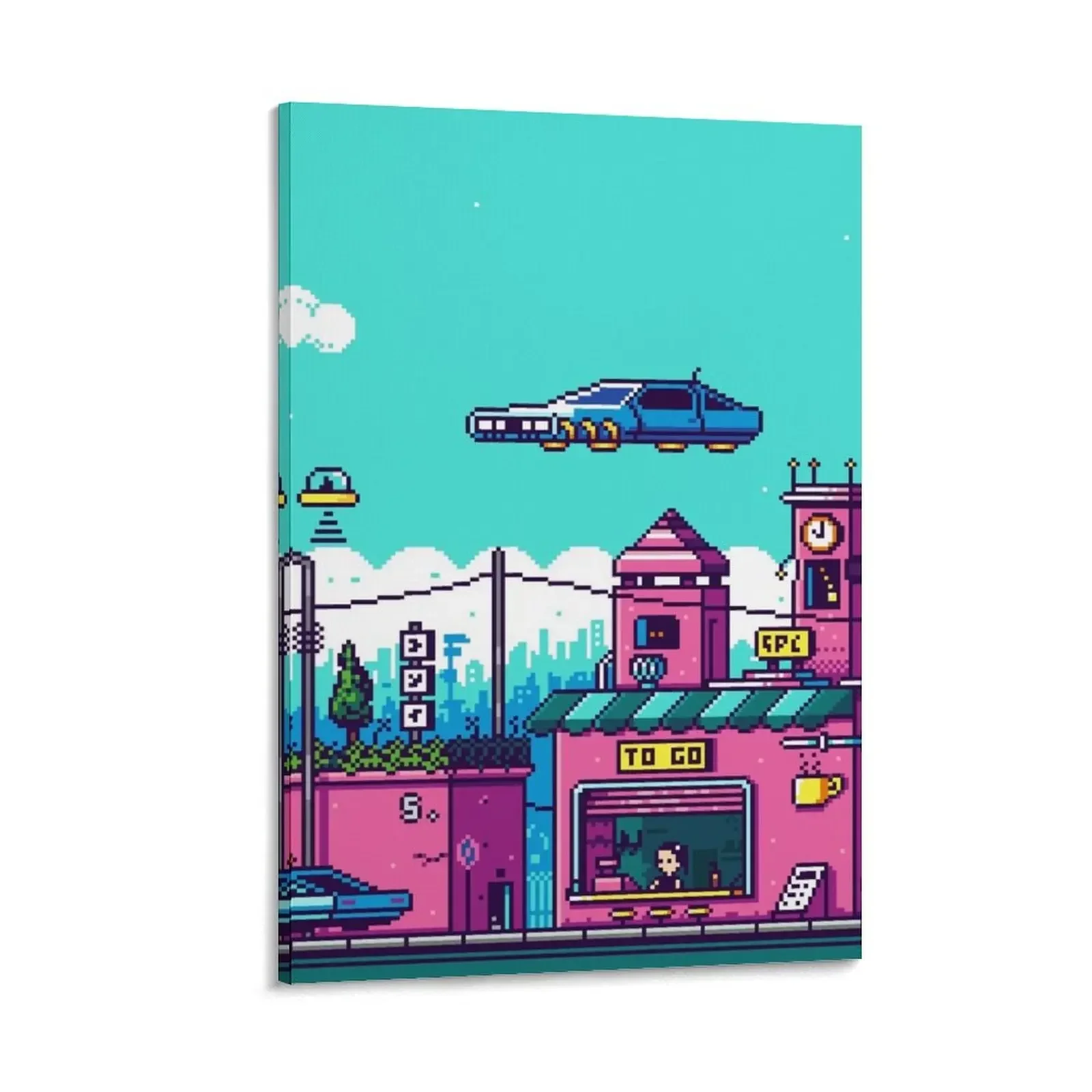 Somewhere In Time pixel art Canvas Painting home decor Paintings on canvas for living room Decorative prints wall painting
Somewhere In Time pixel art Canvas Painting home decor Paintings on canvas for living room Decorative prints wall painting