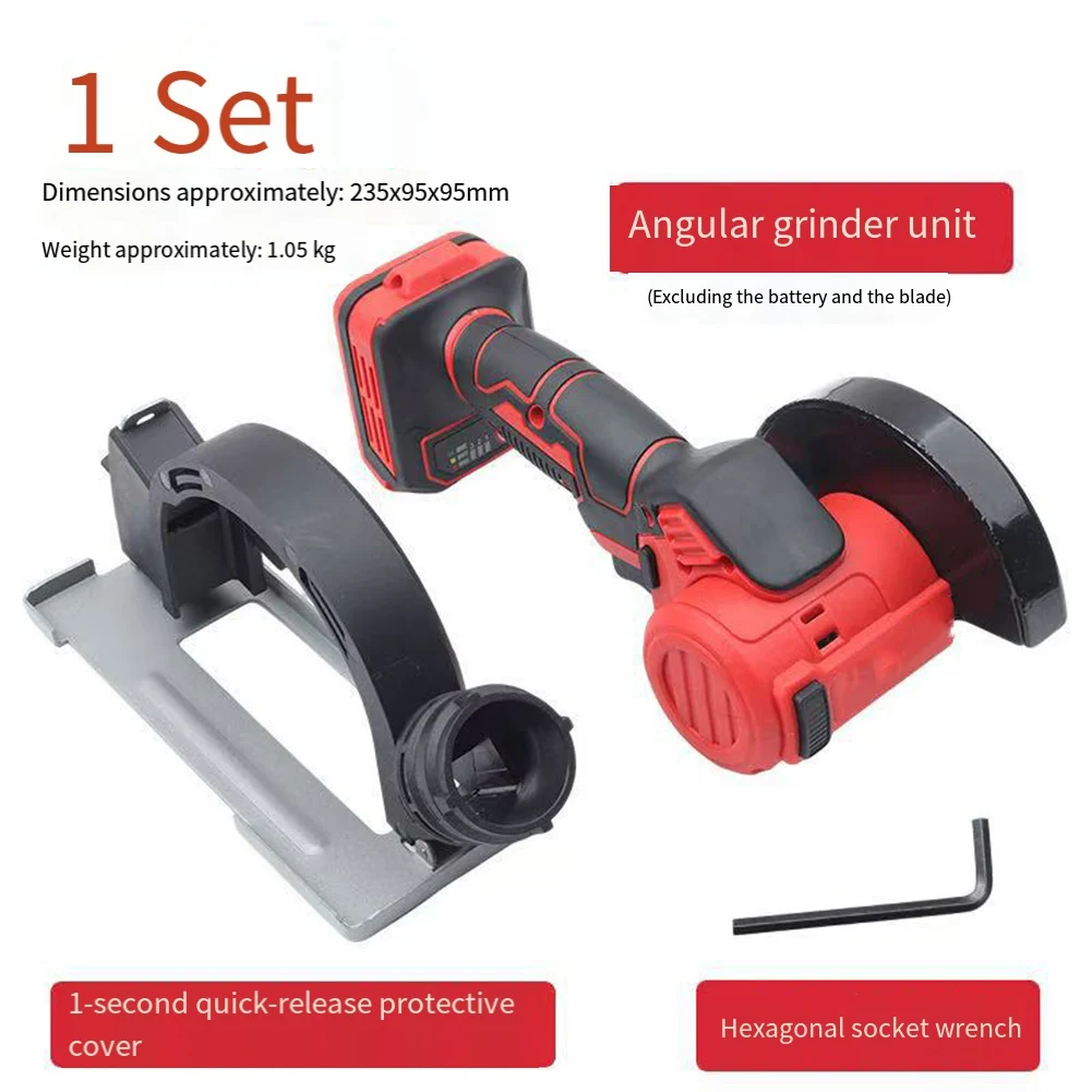 1pc High-Speed Brushless Angle Grinder With Adjustable RPM For Metal Tiles Wood Cutting Power Tools Accessories
1pc High-Speed Brushless Angle Grinder With Adjustable RPM For Metal Tiles Wood Cutting Power Tools Accessories