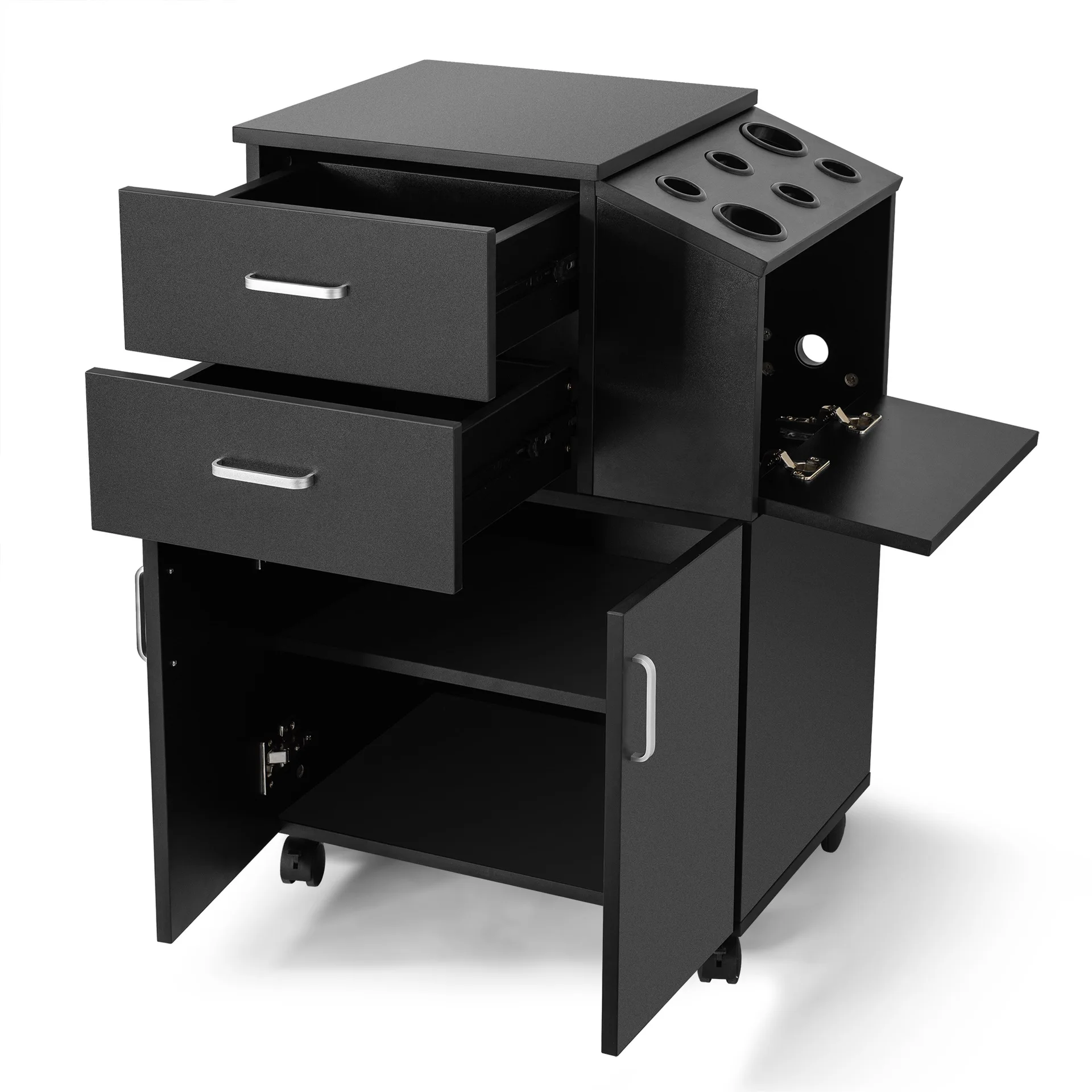 Hair tool cart, barber shop storage rack, trolley, multi-layer rack, beauty cart
Hair tool cart, barber shop storage rack, trolley, multi-layer rack, beauty cart