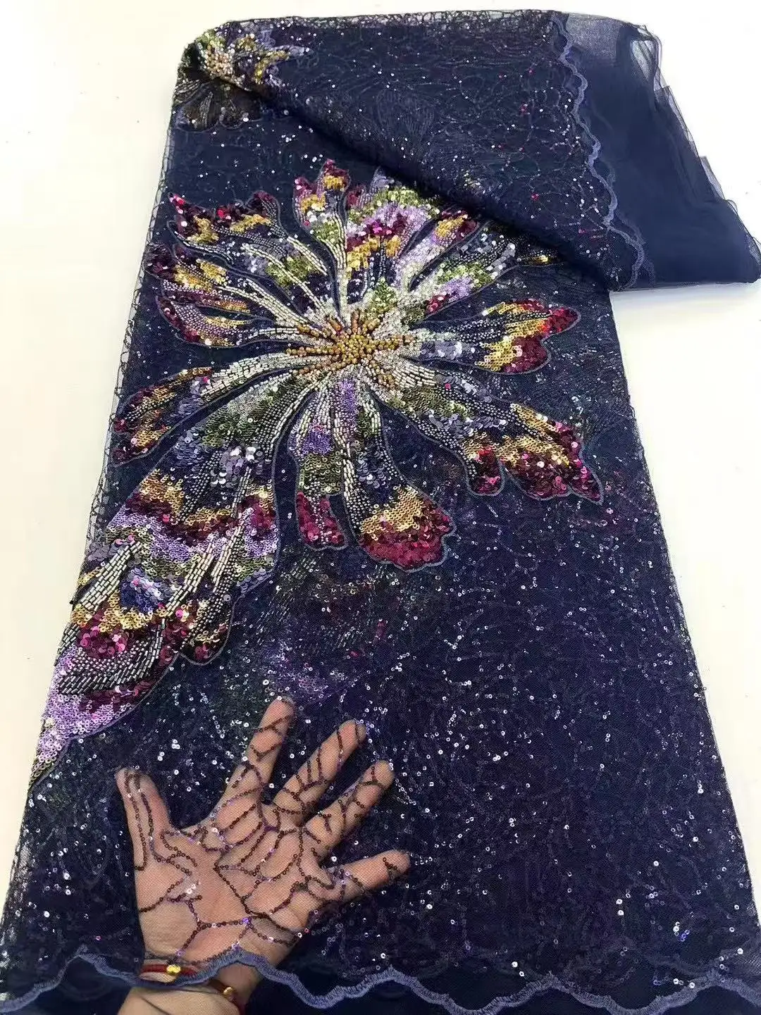 African Heavy Beaded Lace Fabric 2025 High Quality Nigerian Luxury Sequin Lace French Tulle Fabric for Party Dress
African Heavy Beaded Lace Fabric 2025 High Quality Nigerian Luxury Sequin Lace French Tulle Fabric for Party Dress
