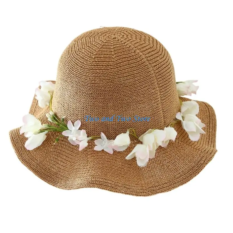 HX6F Flower Embroidered Wide Border Sun Hat Adjustable Headbands Sun Protecting Hat
HX6F Flower Embroidered Wide Border Sun Hat Adjustable Headbands Sun Protecting Hat